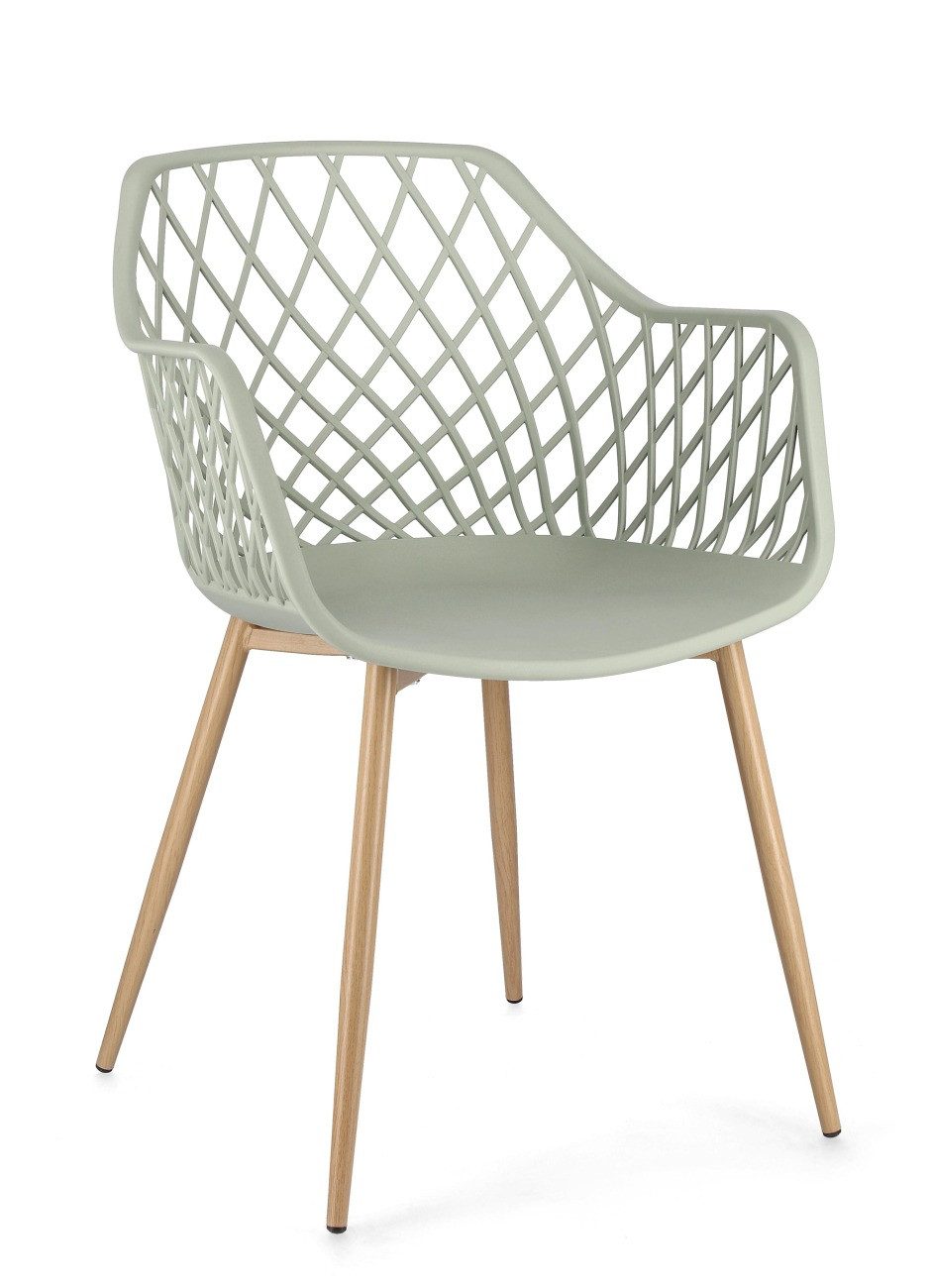 Feeling4Home Stuhl Optik 4er-Set, Salbei