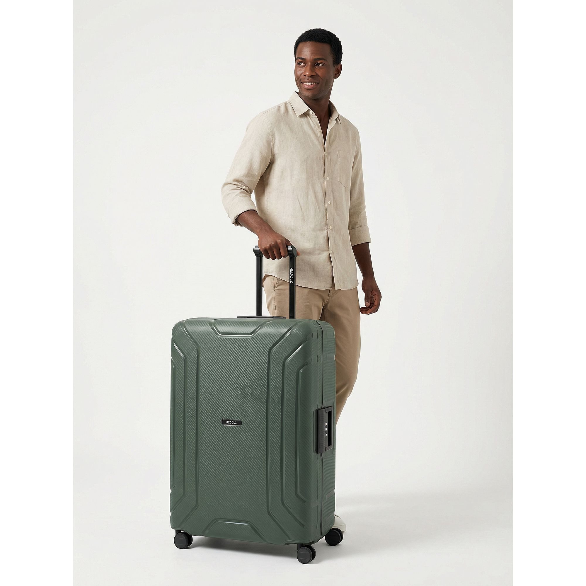 Redolz Hartschalen-Trolley Essentials 15, 4 Rollen, Polypropylen