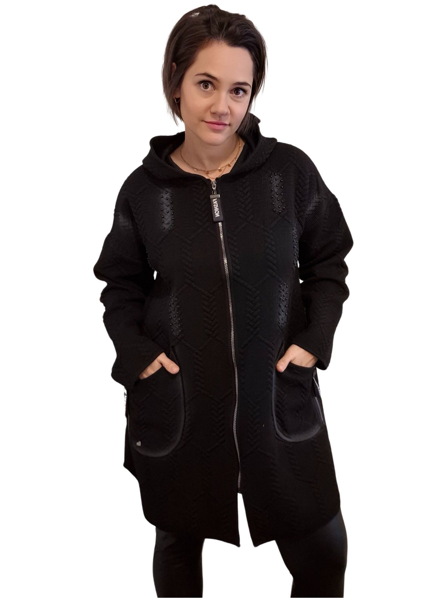 Laufjacke G31-9601, in Ottoman mit Paspeln