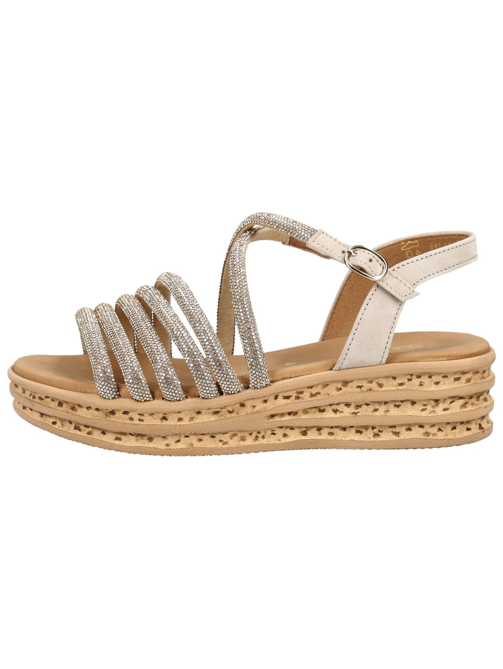 Gabor Gabor Sandalen Textil Keilsandalette