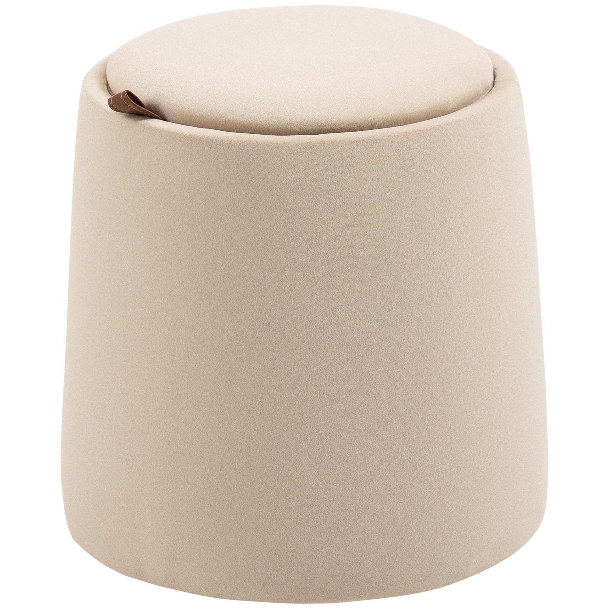 HOMCOM Sitzbank 2-in-1 Hocker in Samtoptik günstig online kaufen