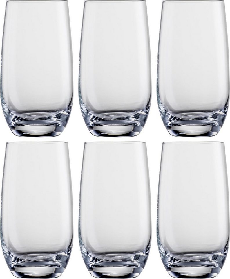 Eisch Longdrinkglas, Kristallglas, bleifrei, 490 ml, 6-teilig, Formschön,  für viele Getränke geeignet