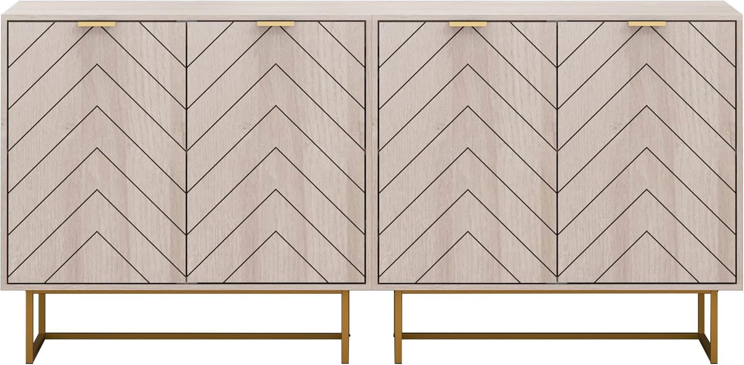 UEV Sideboard Kommode mit Türen Küchenschrank günstig online kaufen