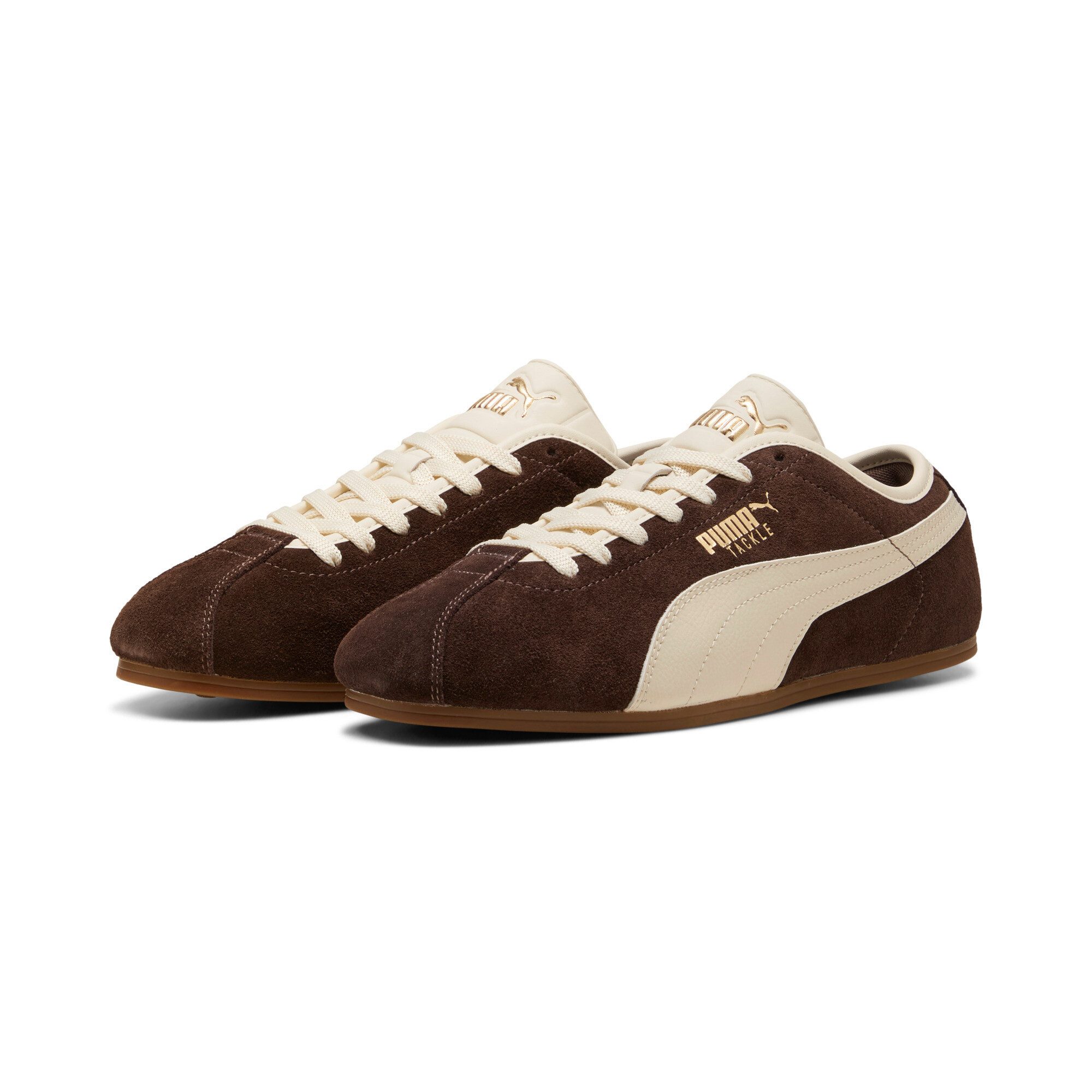 PUMA TACKLE Sneaker mit sportlichem Stil, mit Schnürverschluss, Obermaterial aus Leder