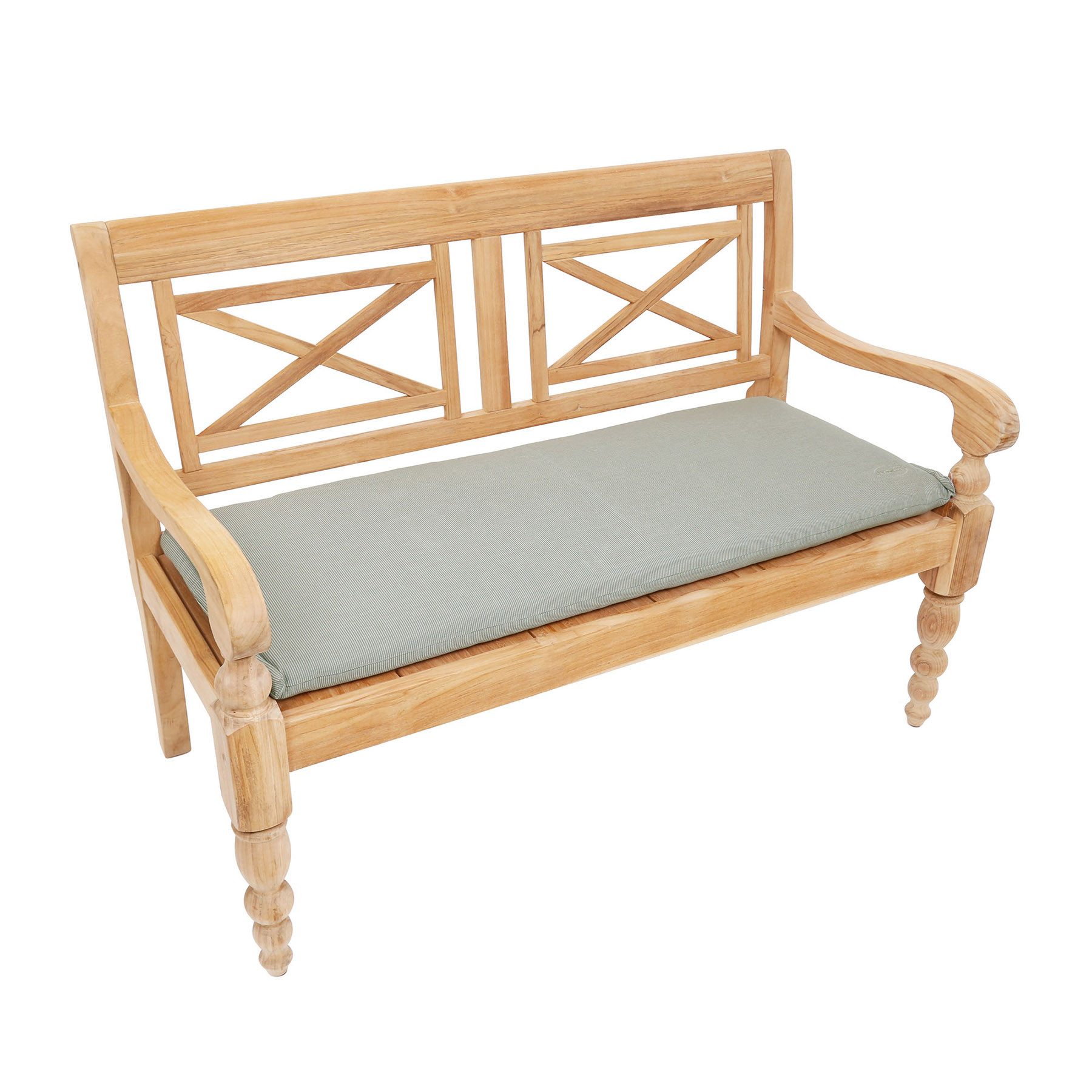 riess-ambiente Bankauflage ROG 45x110cm taupe – Подушки, Polster-Auflage, (Einzelartikel, 1 St), bequemes Outdoor-Auflagekissen – ideal für 2-Sitzer Gartenbank