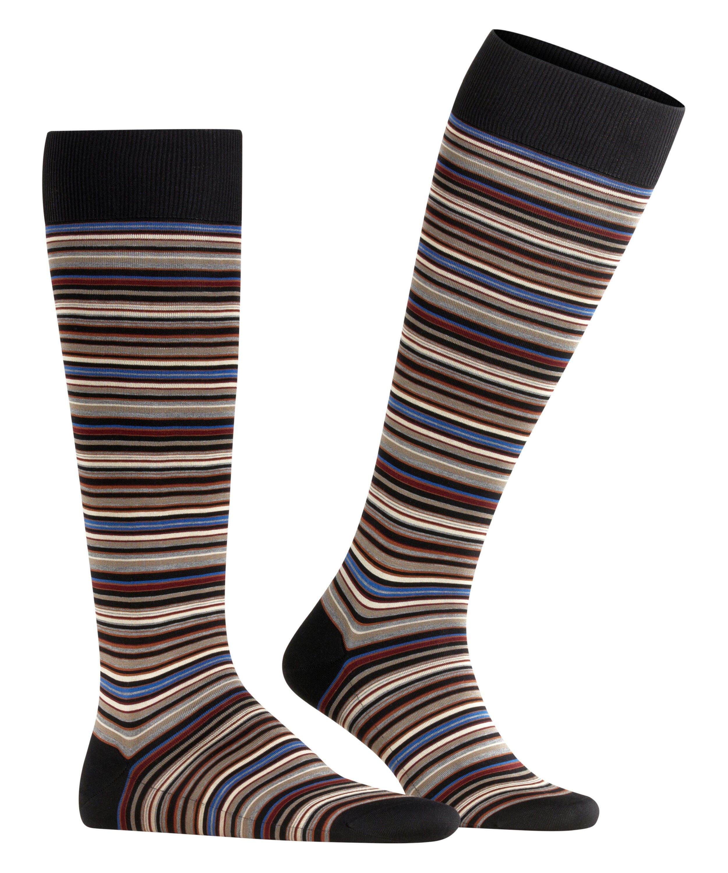 FALKE Kniestrümpfe Microblock Kniestrümpfe aus Fil d'Ecosse Baumwolle (1-Paar) aus Fil d'Ecosse Baumwolle