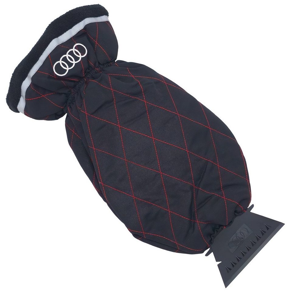 Audi Eiskratzer mit Handschuh Eisschaber für Auto, mit Handschuh