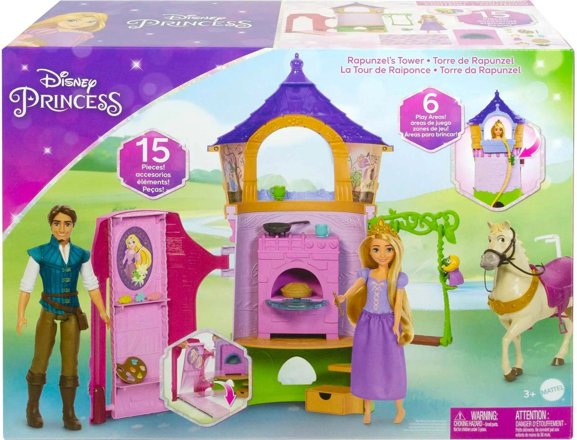 Mattel® Spiel Disney Princess Rapunzel's Tower - Magisches Märchen-Spielset