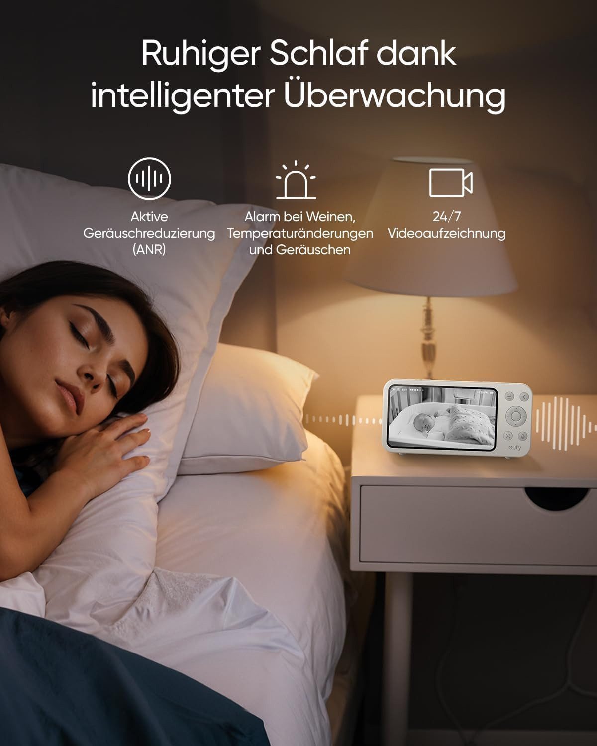 Anker eufy Überwachungskamera eufy Babyphone mit Kamera E20 (Innenbereich, 1-tlg) – Bild 4 von 5