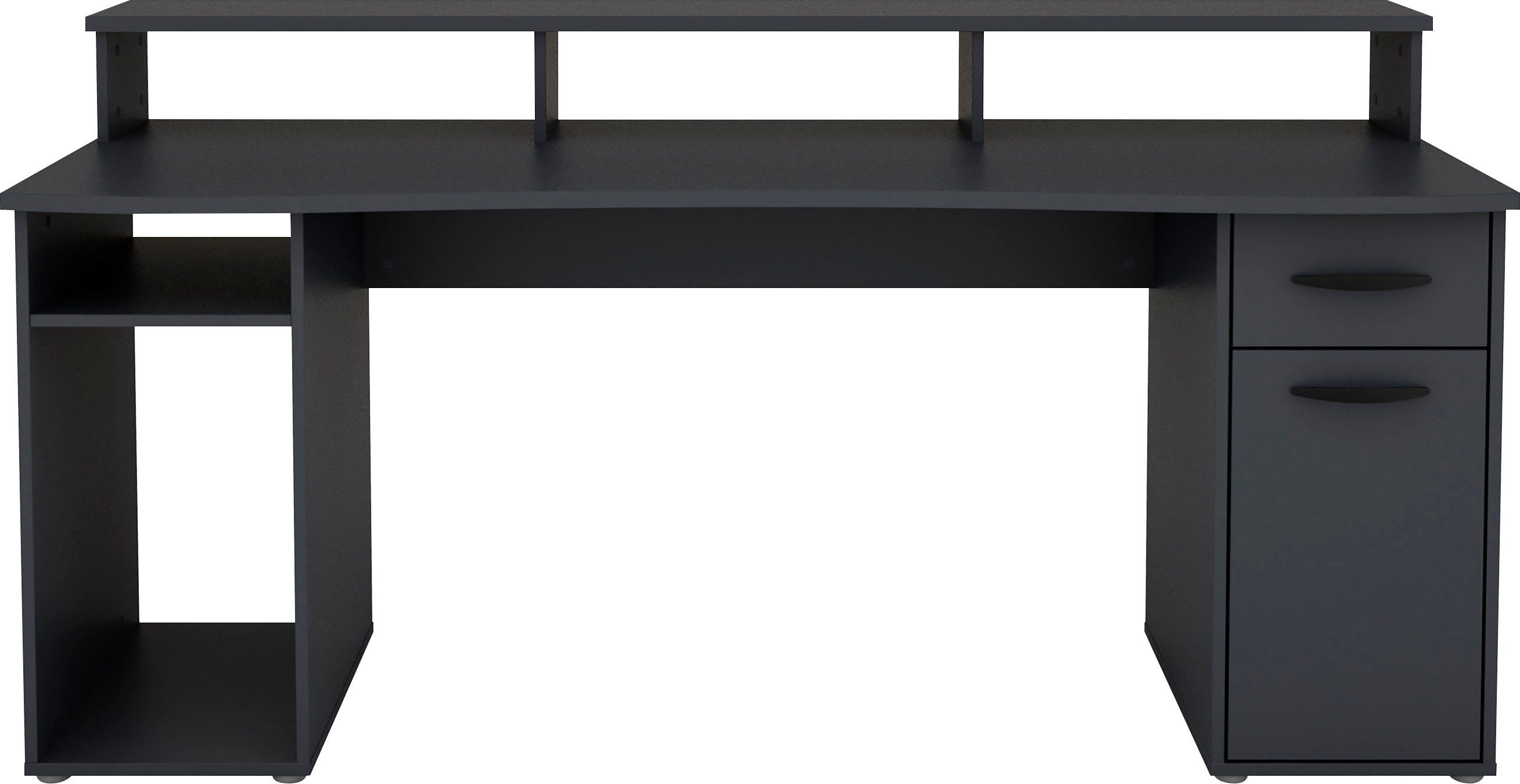 byLIVING Gamingtisch "Fantastic", mit Aufsatz, Breite 180 cm günstig online kaufen