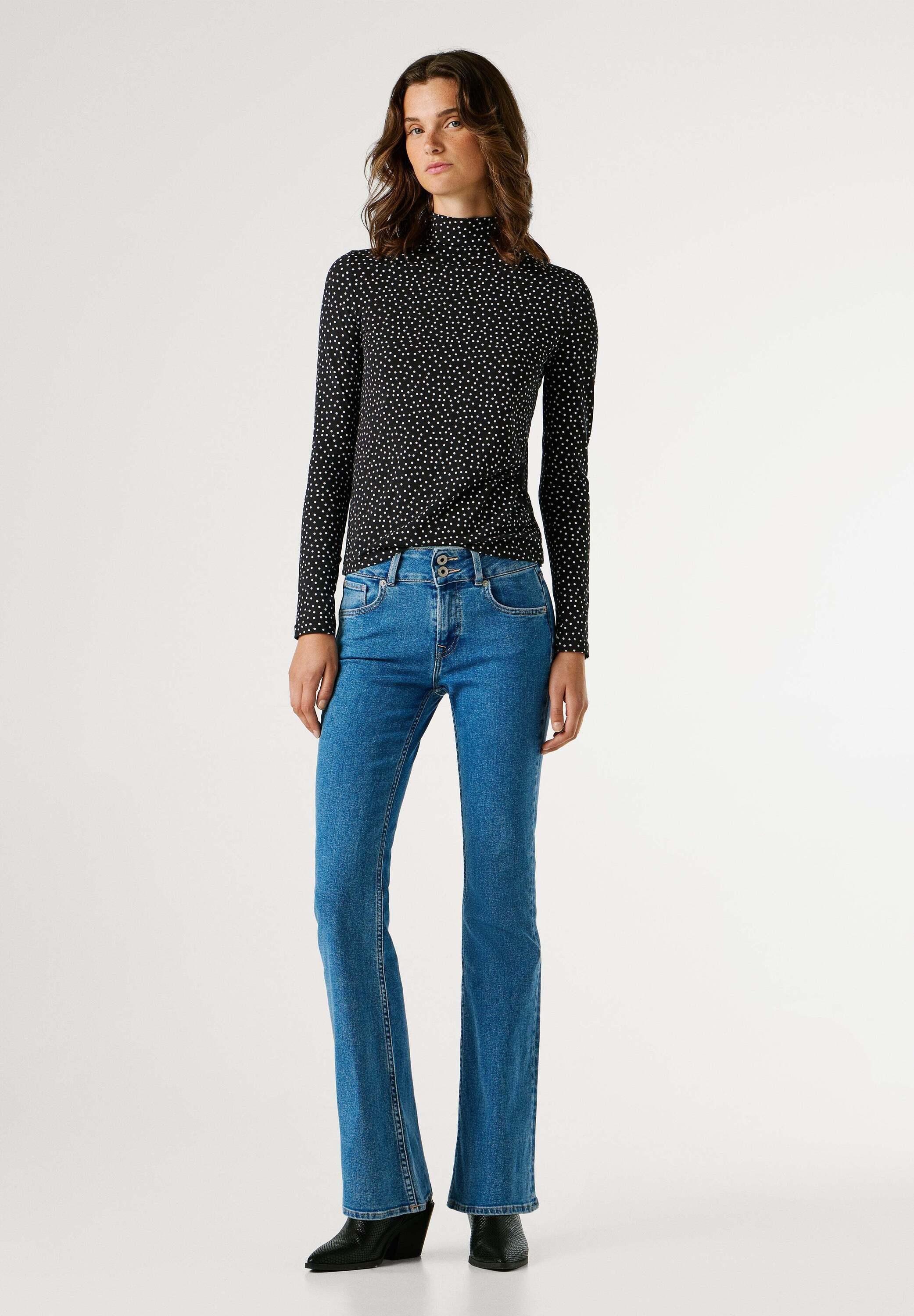 Pepe Jeans Slim-fit-Jeans flare fit jeans FLARE JEANS MW VENUS