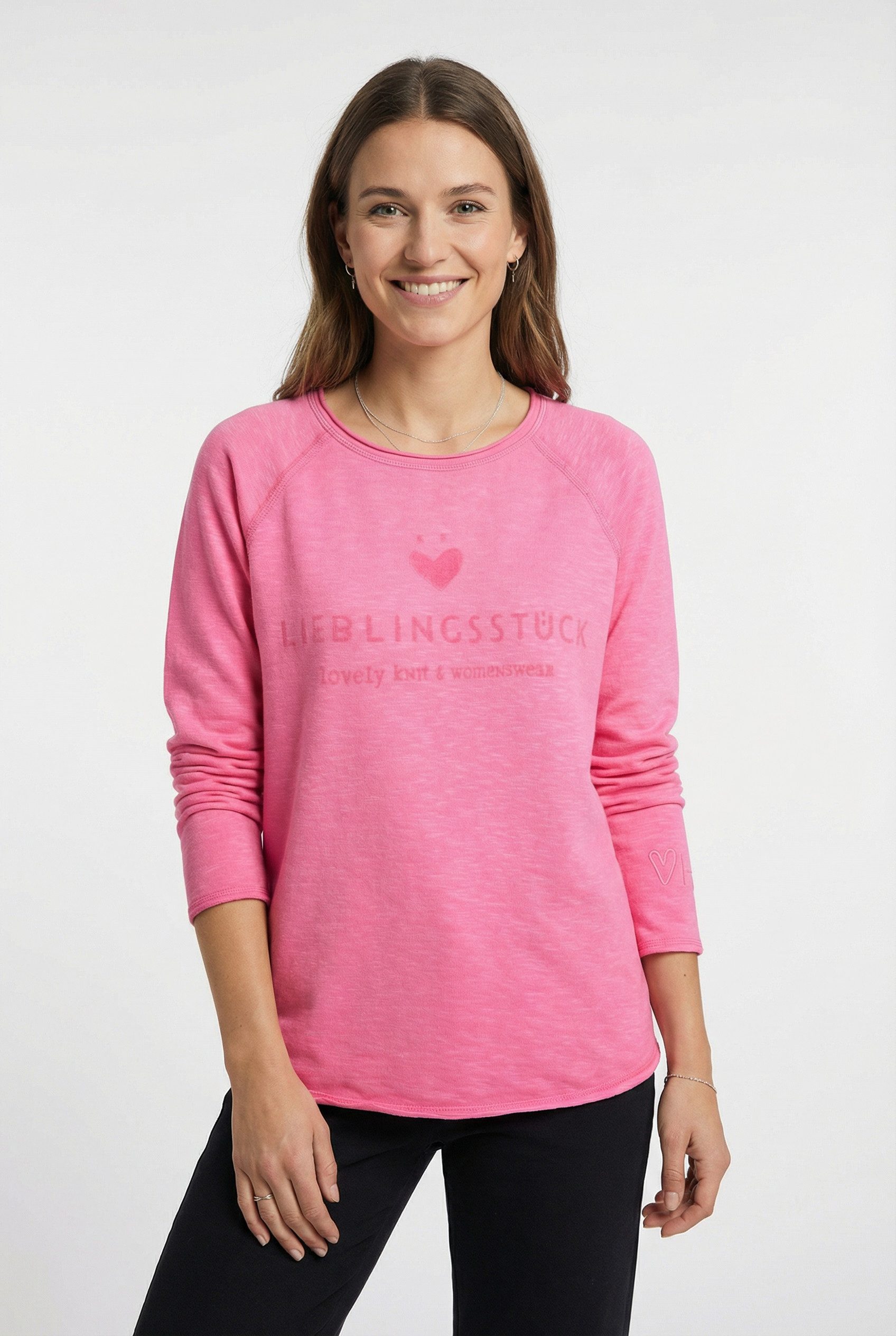 Lieblingsstück Sweatshirt CathrinaEP mit Logo-Print