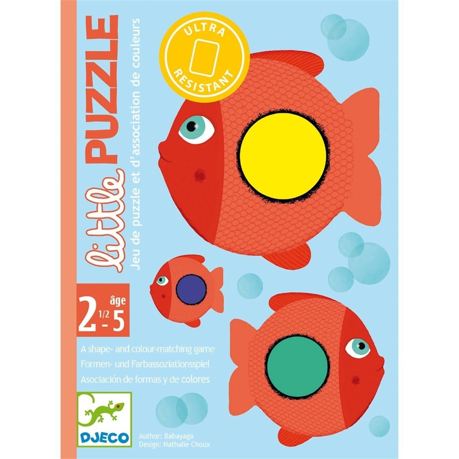 DJECO Spiel DJ05060 Kartenspiel für Kleine: Little Puzzle