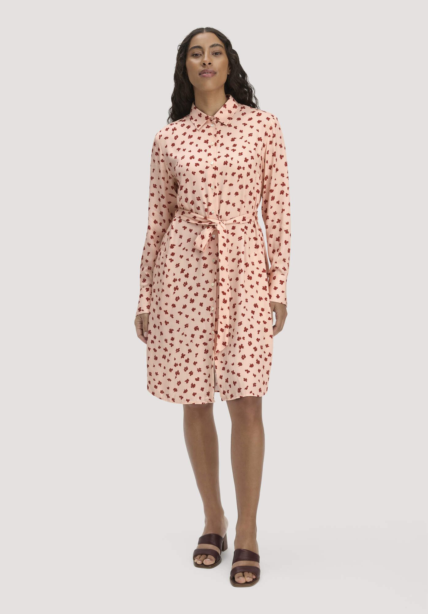 Hessnatur A-Linien-Kleid aus reiner LENZING™ ECOVERO™ Viskose (1-tlg)