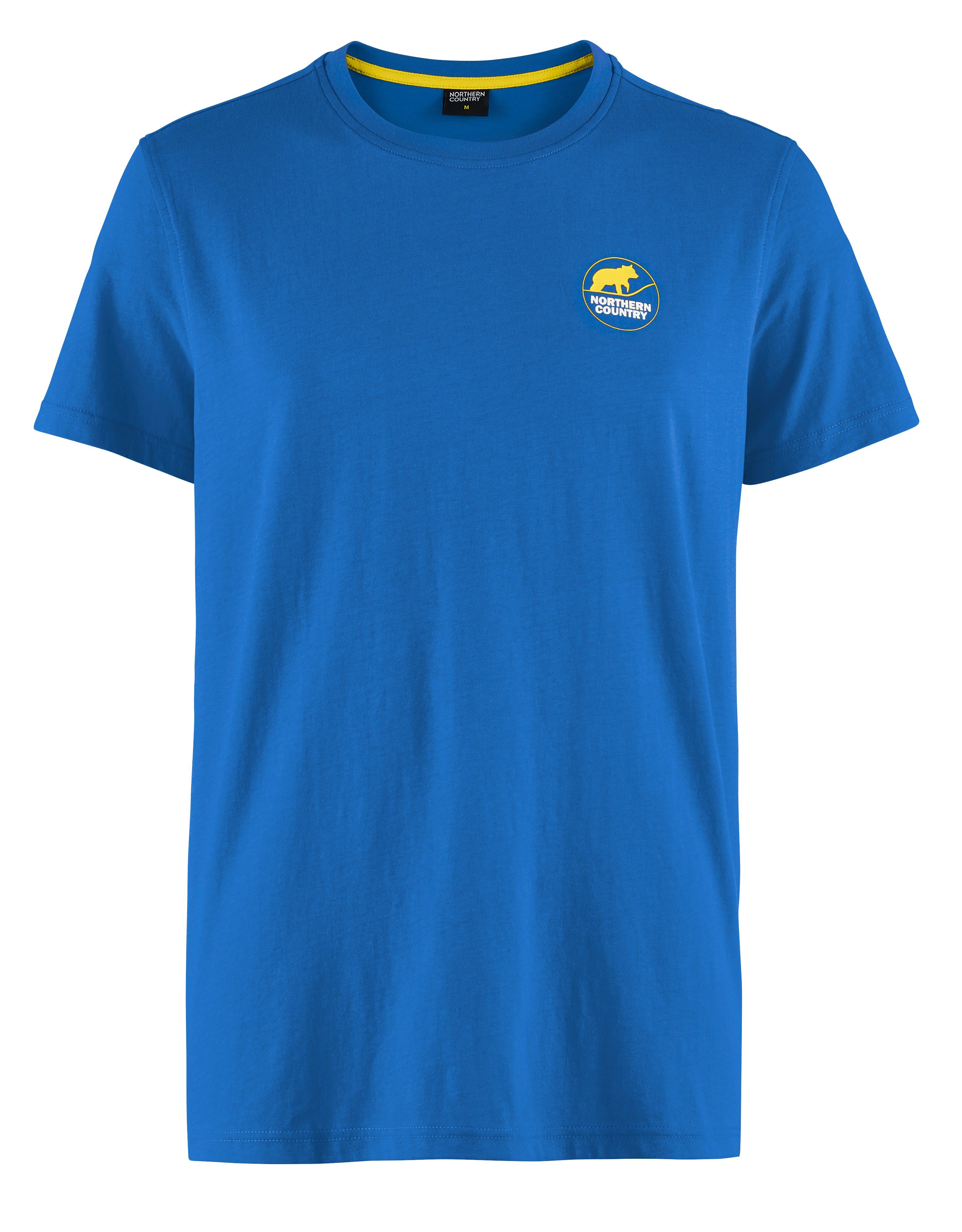 Northern Country Rundhalsshirt weicher Tragekomfort, ideal zum Arbeiten Lapis Blue | T-Shirts