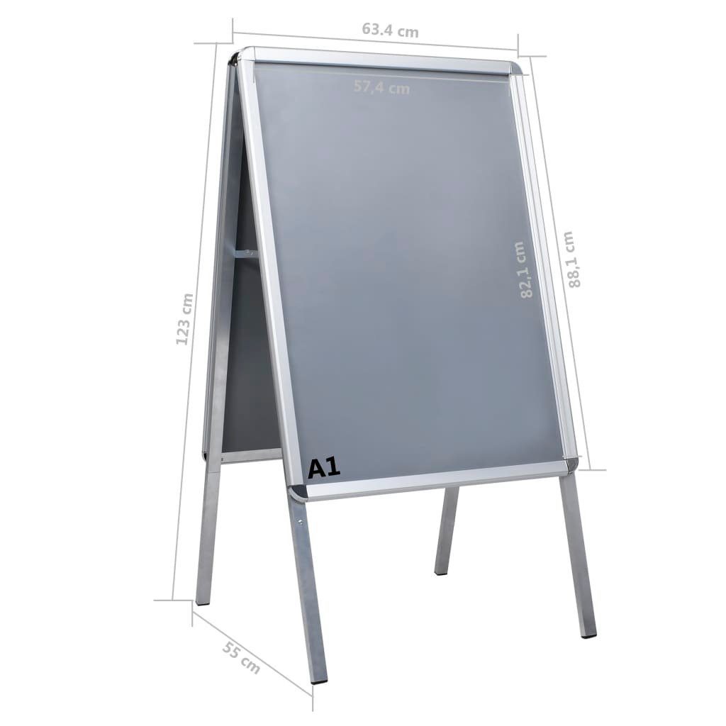 Plakatständer Tafel Aluminium vidaXL Kundenstopper A1