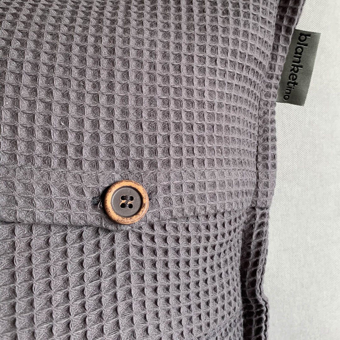 blanketino Dekokissen Kissen mit Waffelmuster, Kissenhülle günstig online kaufen