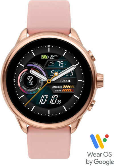 Fossil Smartwatches Fossil Gen 6 Display Wellness Edition, FTW4071 Smartwatch (Wear OS by Google)