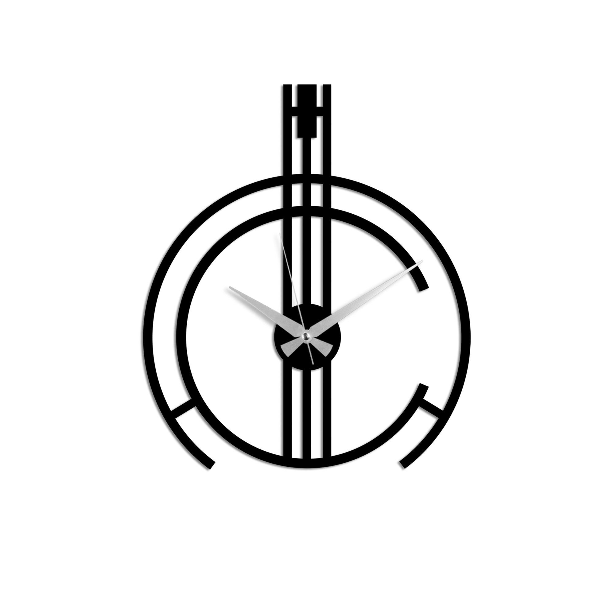 Wallity Wanduhr 100% METAL (Thickness: 1,5 mm), 49 x 38 cm L2453 günstig online kaufen