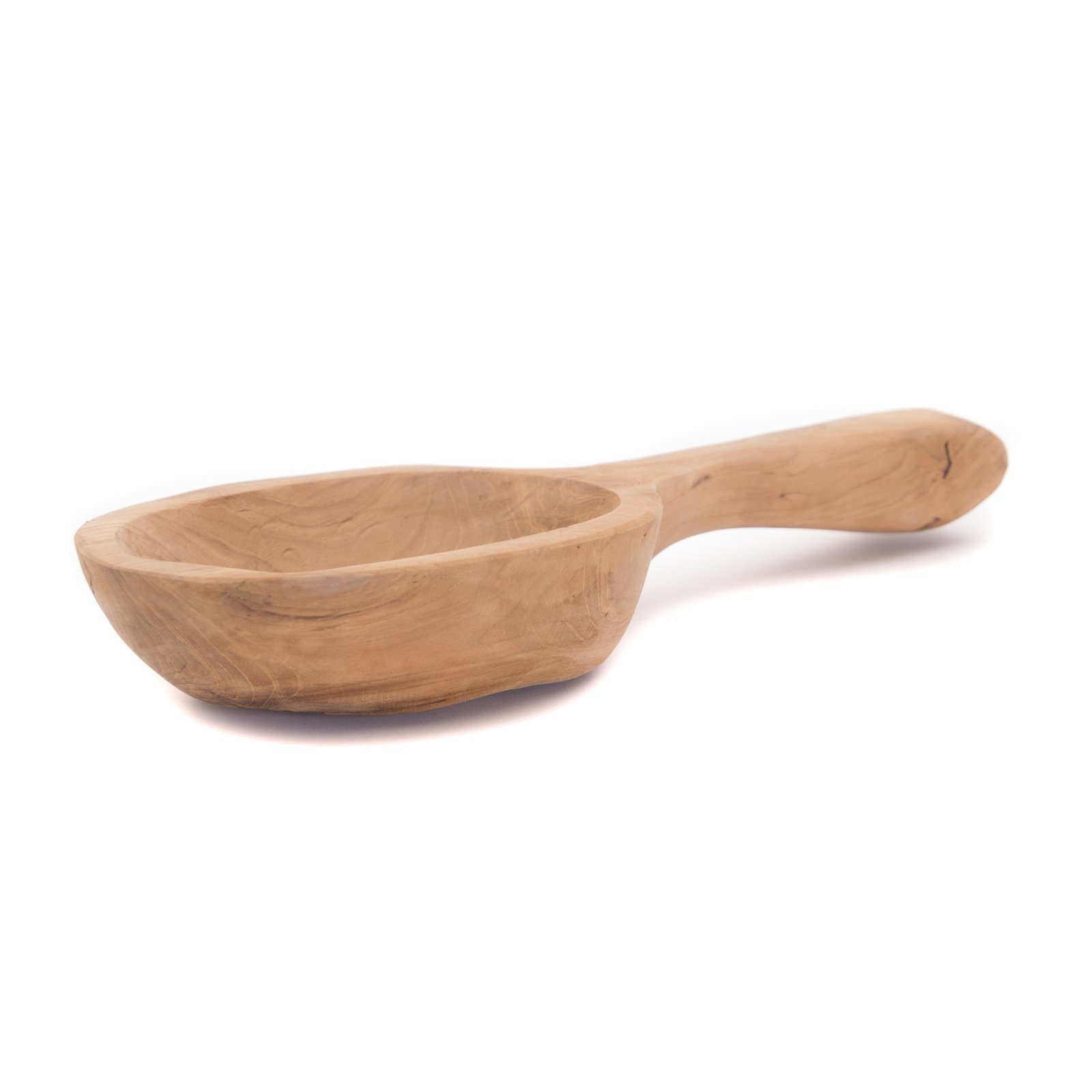 CREEDWOOD Dekoschale Wurzelholzschale "SCOOP", TEAK SCHALE Kellenform Teakholz