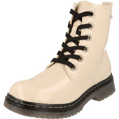 Indigo Mädchen Schuhe Lack Tex Boots 452-191 gefüttert Сапожки на шнуровке Reißverschluss, Wasserabweisend