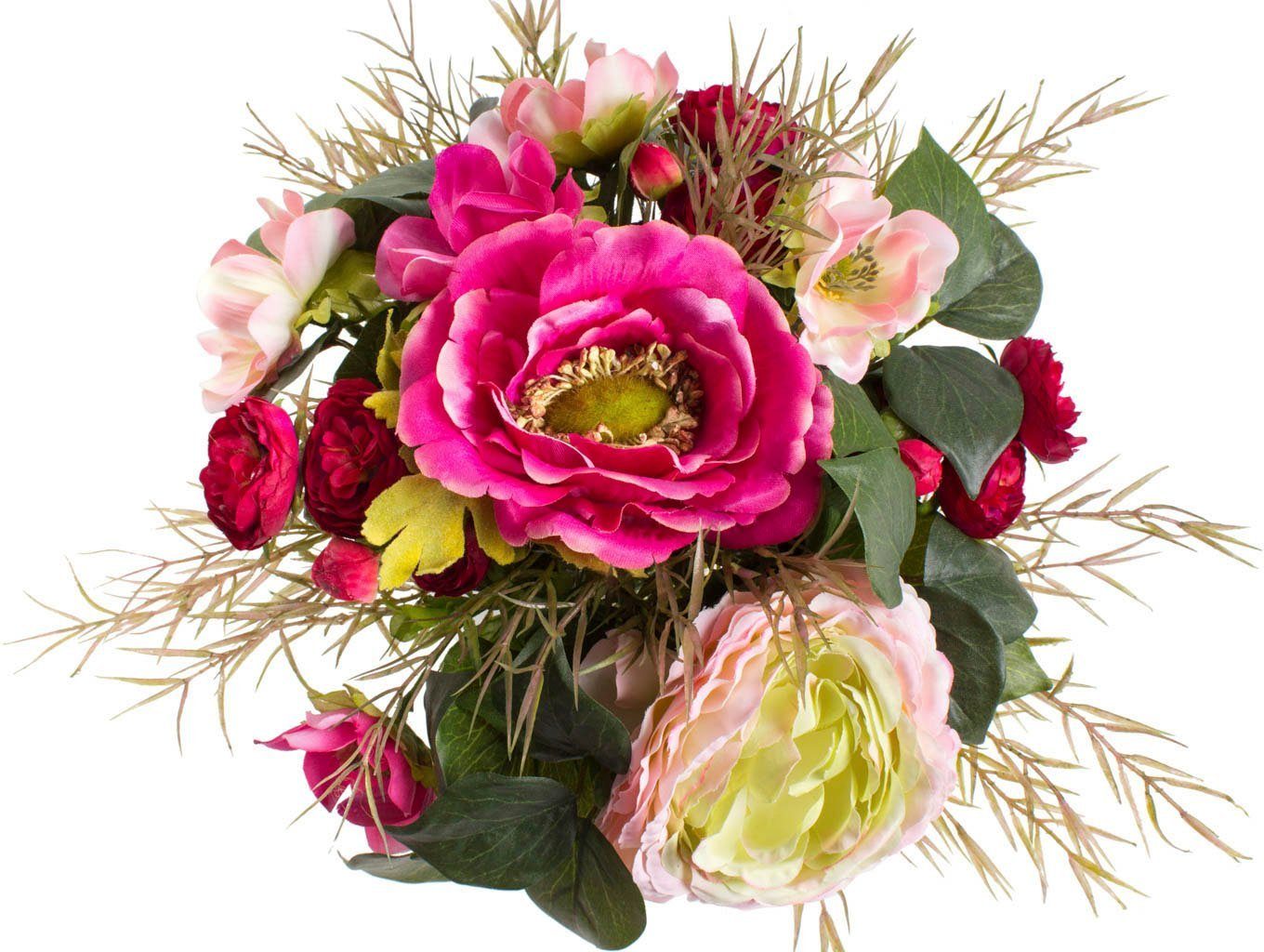 Kunstblume »Anemonen-Ranunkel-Strauß« Anemone, Botanic-Haus, Höhe 27 cm-kaufen