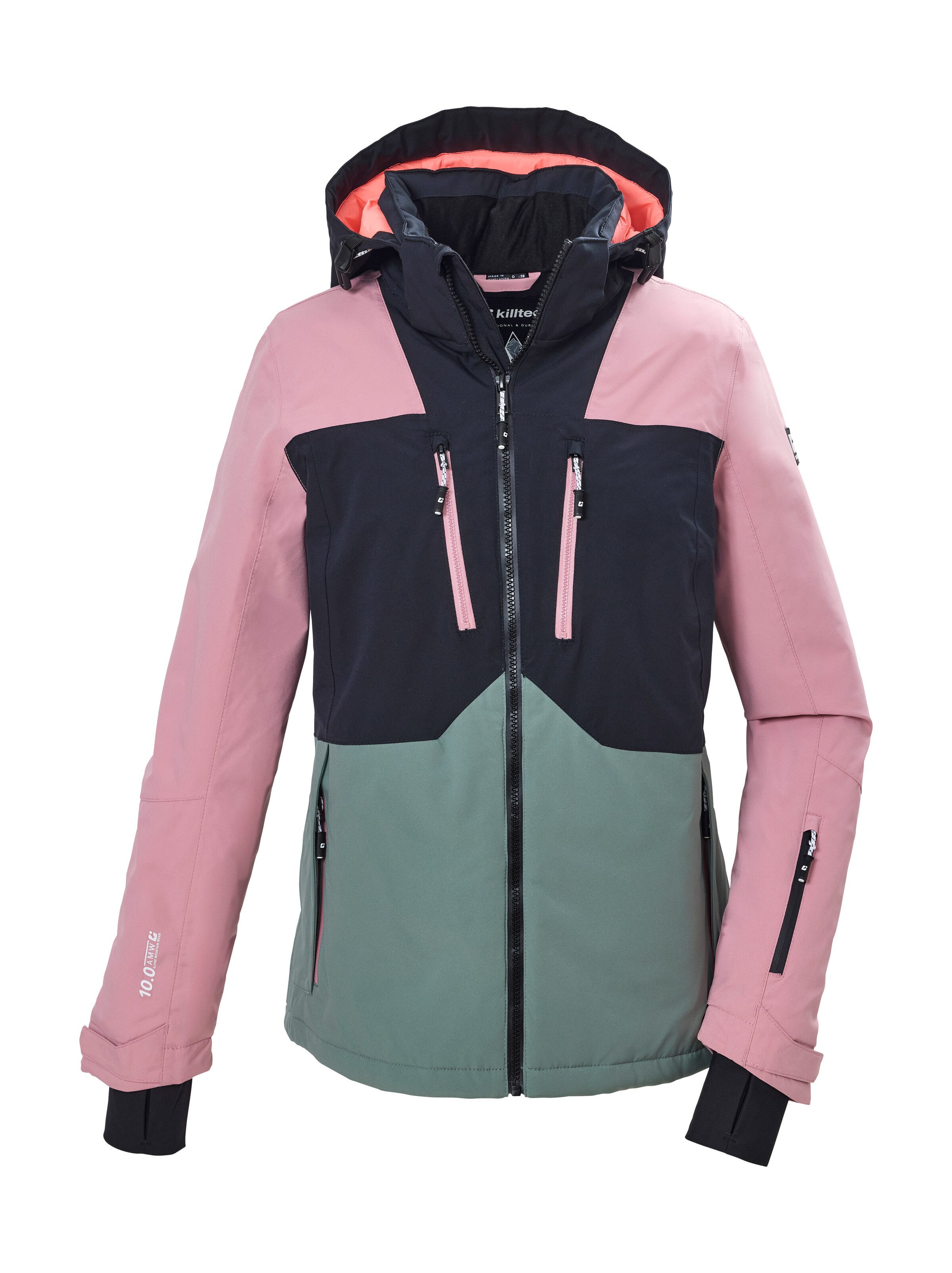 Killtec Skijacke KSW 284 WMN SKI JCKT Wasserdichte Skijacke, atmungsaktiv, verstellbar, viele Taschen