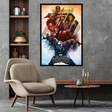 Grupo Erik Poster Marvel Poster Black Panther 61 x 91,5 cm