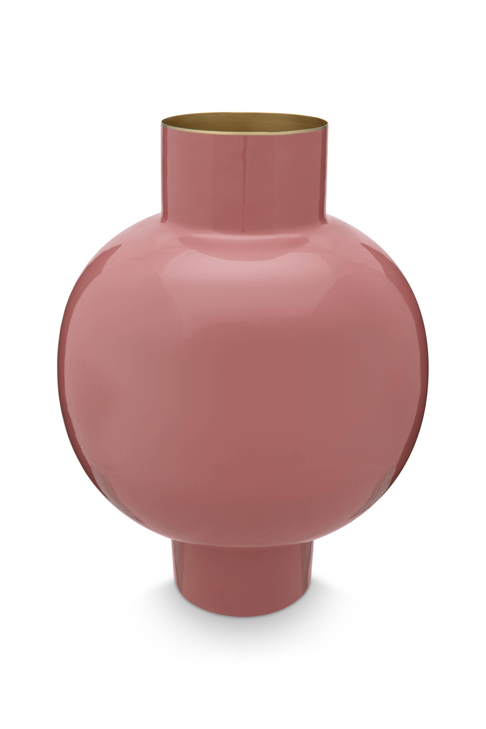 PiP Studio Tischvase 42 Studios pink cm, old Vase, 31,5 x Metall PIP