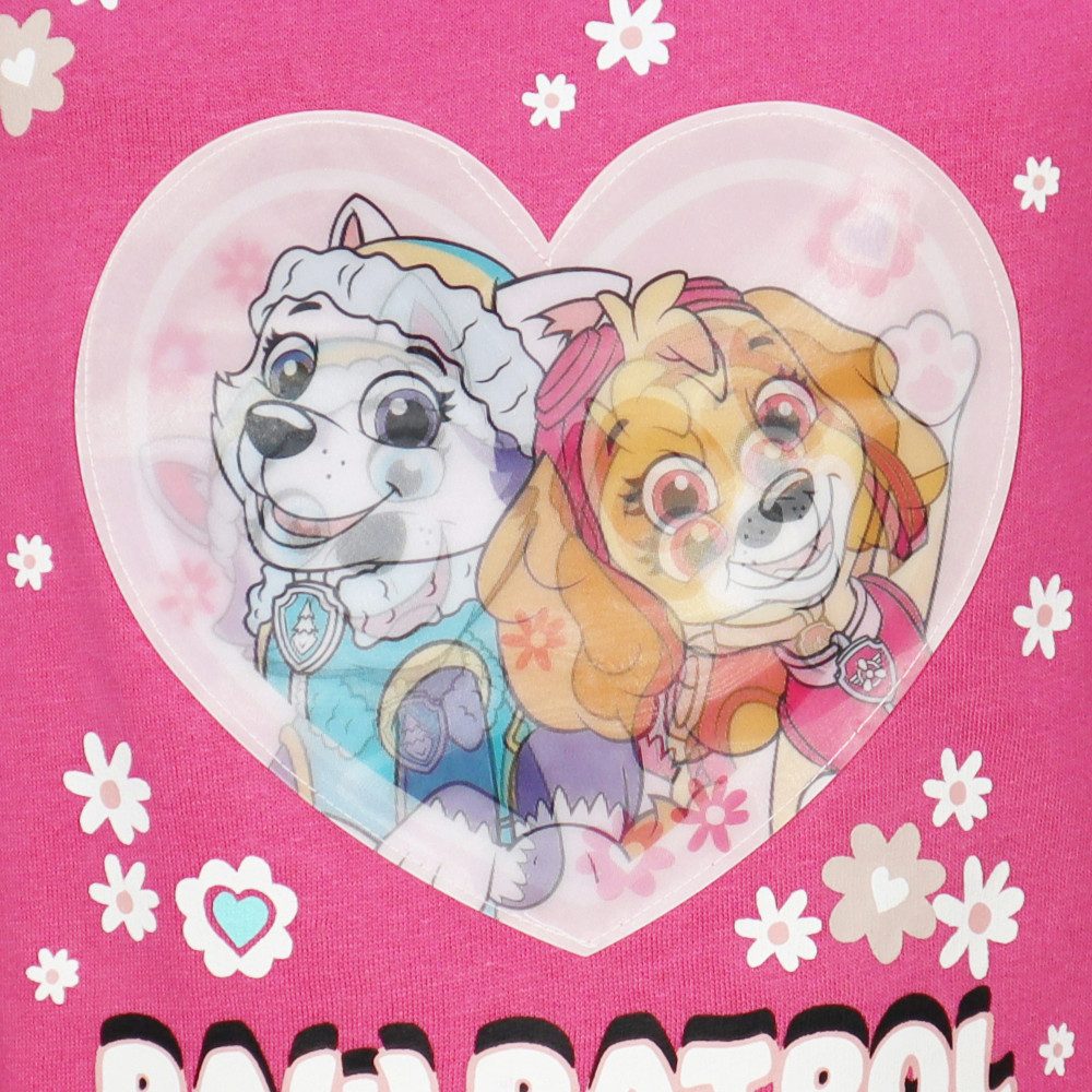 PAW PATROL Rundhalspullover Paw Patrol Skye Everest Kinder Pullover Pulli Wechselbild Gr. 98 bis 128