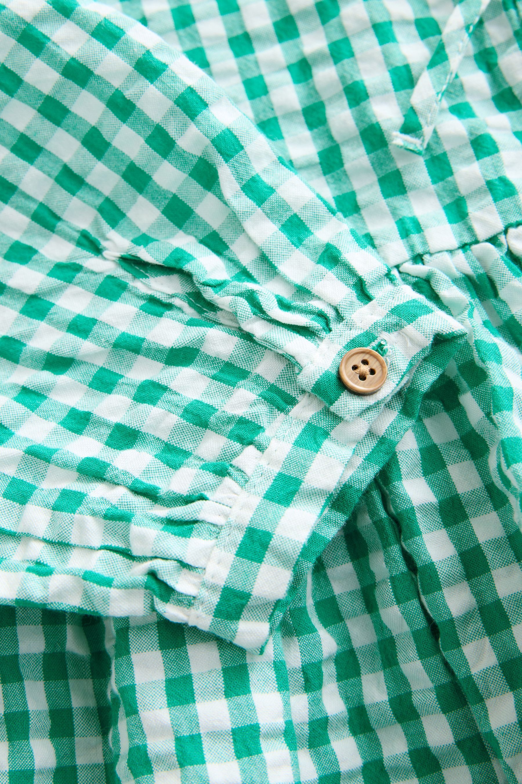 Next Langarmbluse Bluse mit Vichykaro (1-tlg)