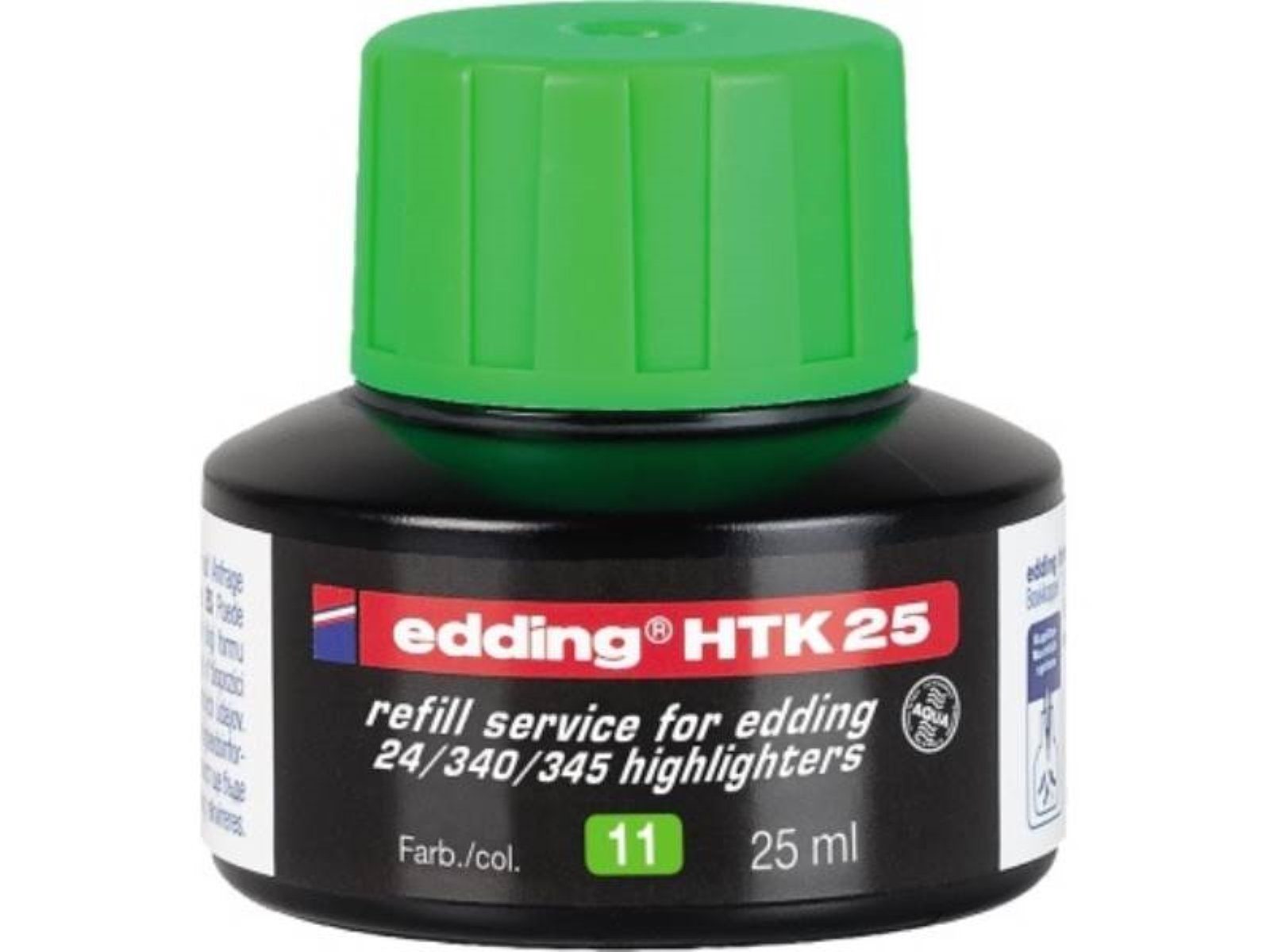 EDDING edding edding 25 HTK Marker 4-HTK25011 hellgr Marker Nachfülltinte Flasche grün