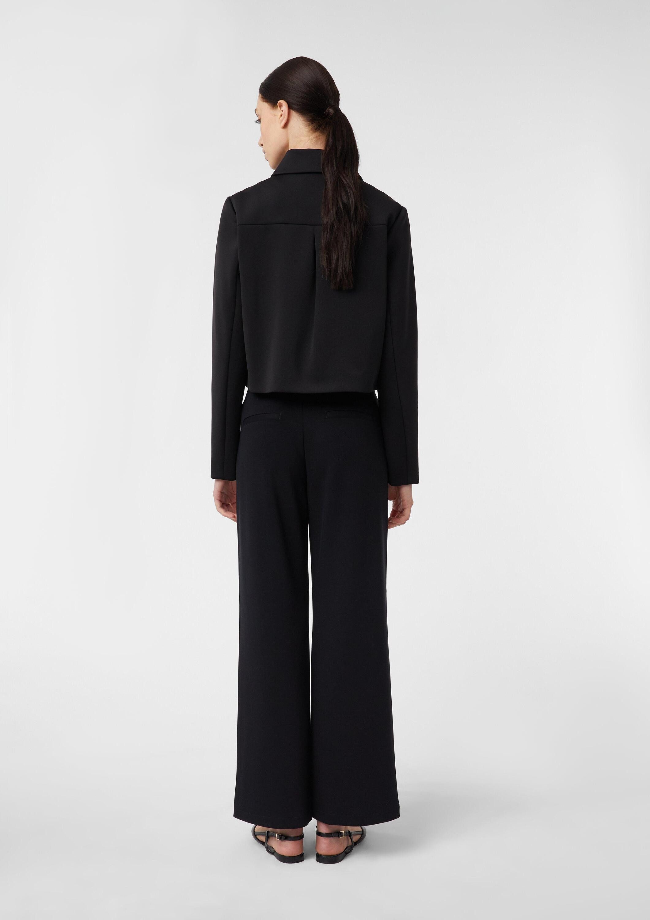 comma Jackenblazer Indoor-Jacke Scuba-Jacke im Boxy Fit