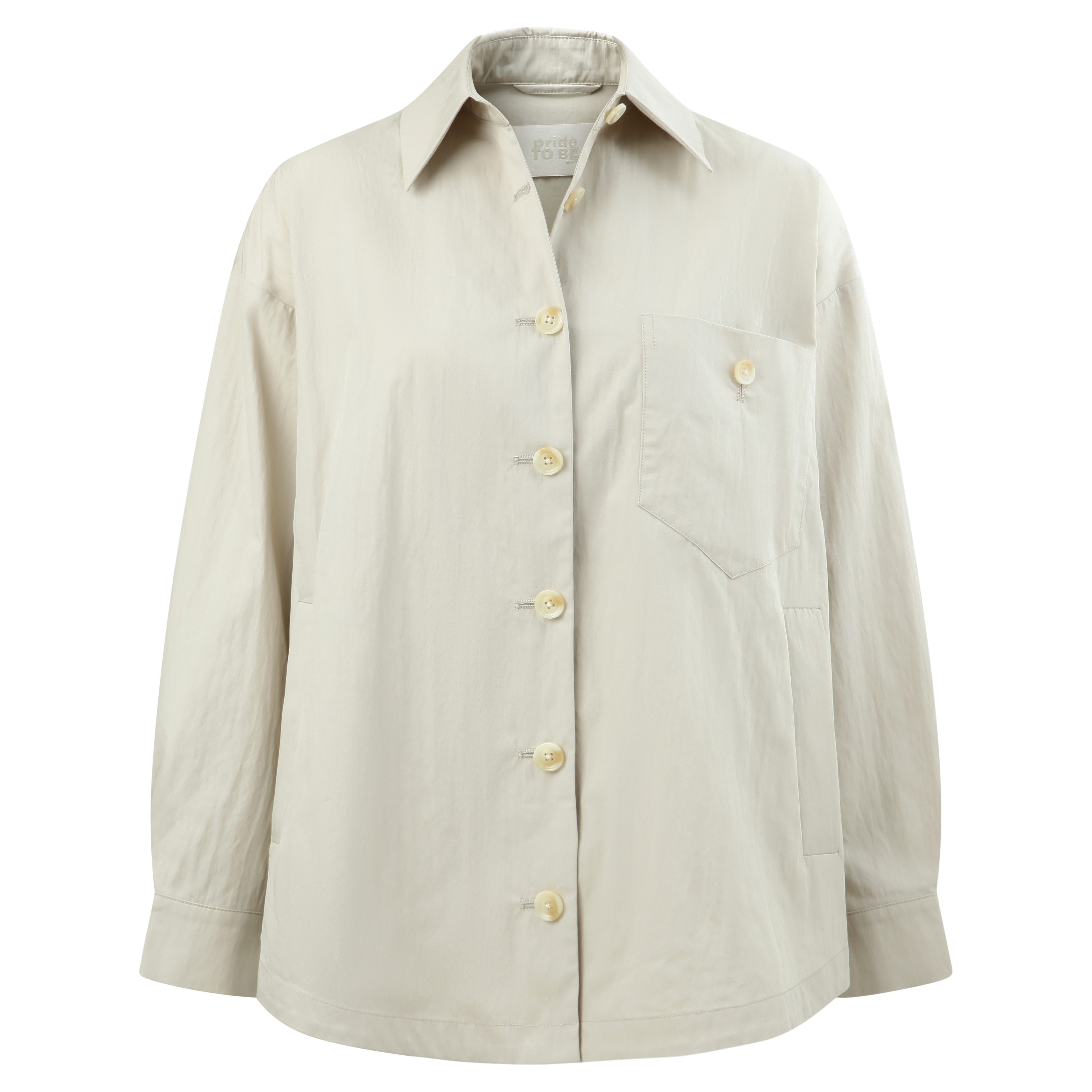 Blusenjacke Garbadine Unna Crashed off-white