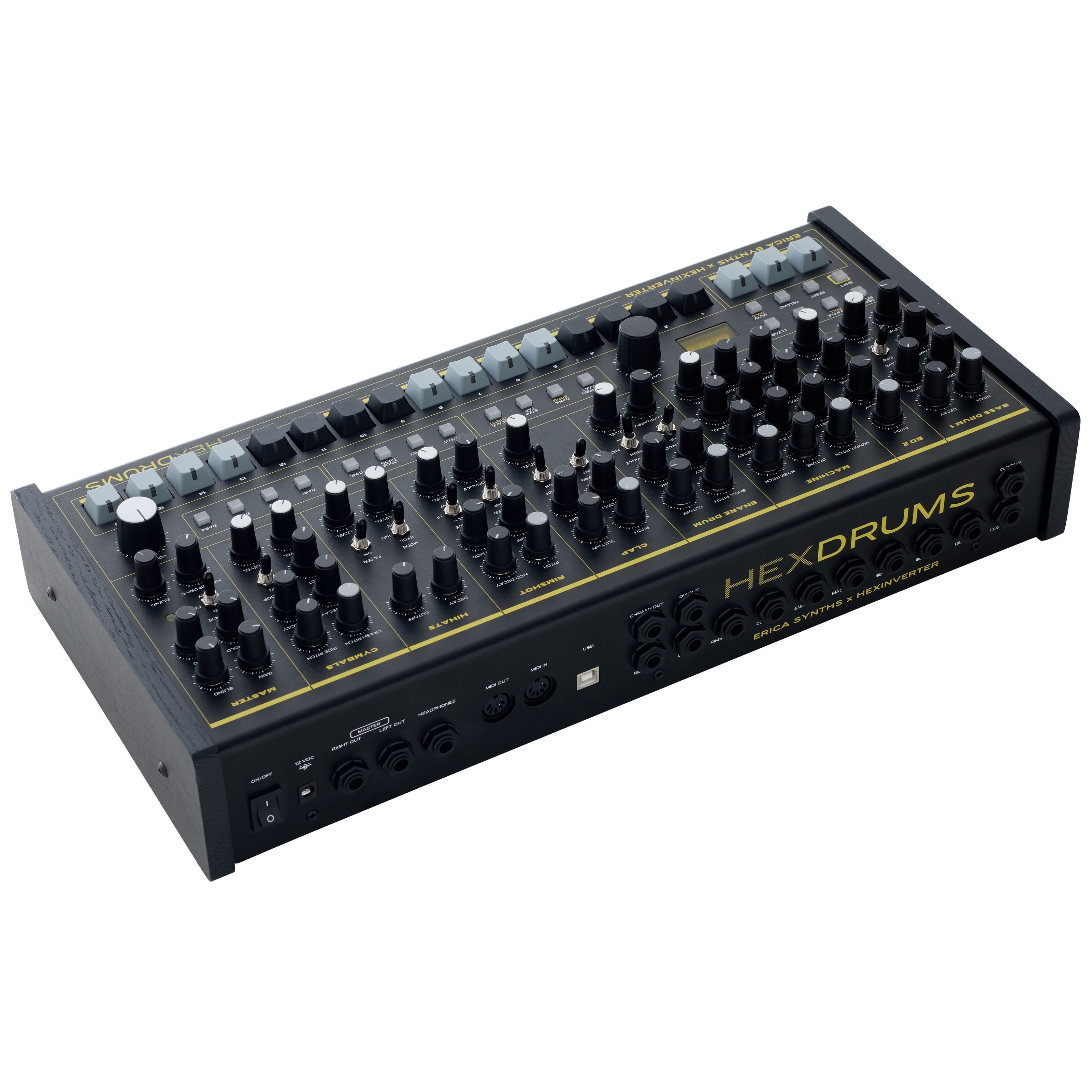 Erica Synths Synthesizer (Groove-Tools, Drumcomputer), Hexdrums - Drum Machine