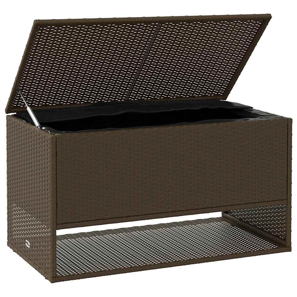 vidaXL Gartenbox Outdoor-Kissenbox Braun 100x55x55,5 cm günstig online kaufen