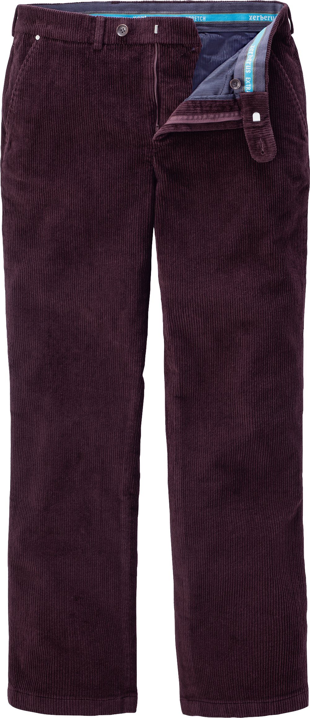 Cordhose Zerberus mit Bund elastischem bordeaux