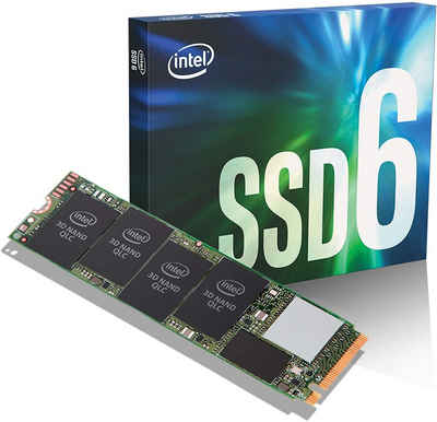 Intel® »Drive 660p Series m.2 - NVMe« interne SSD (512GB) m.2 2280" 1800 MB/S Lesegeschwindigkeit, 1800 MB/S Schreibgeschwindigkeit)
