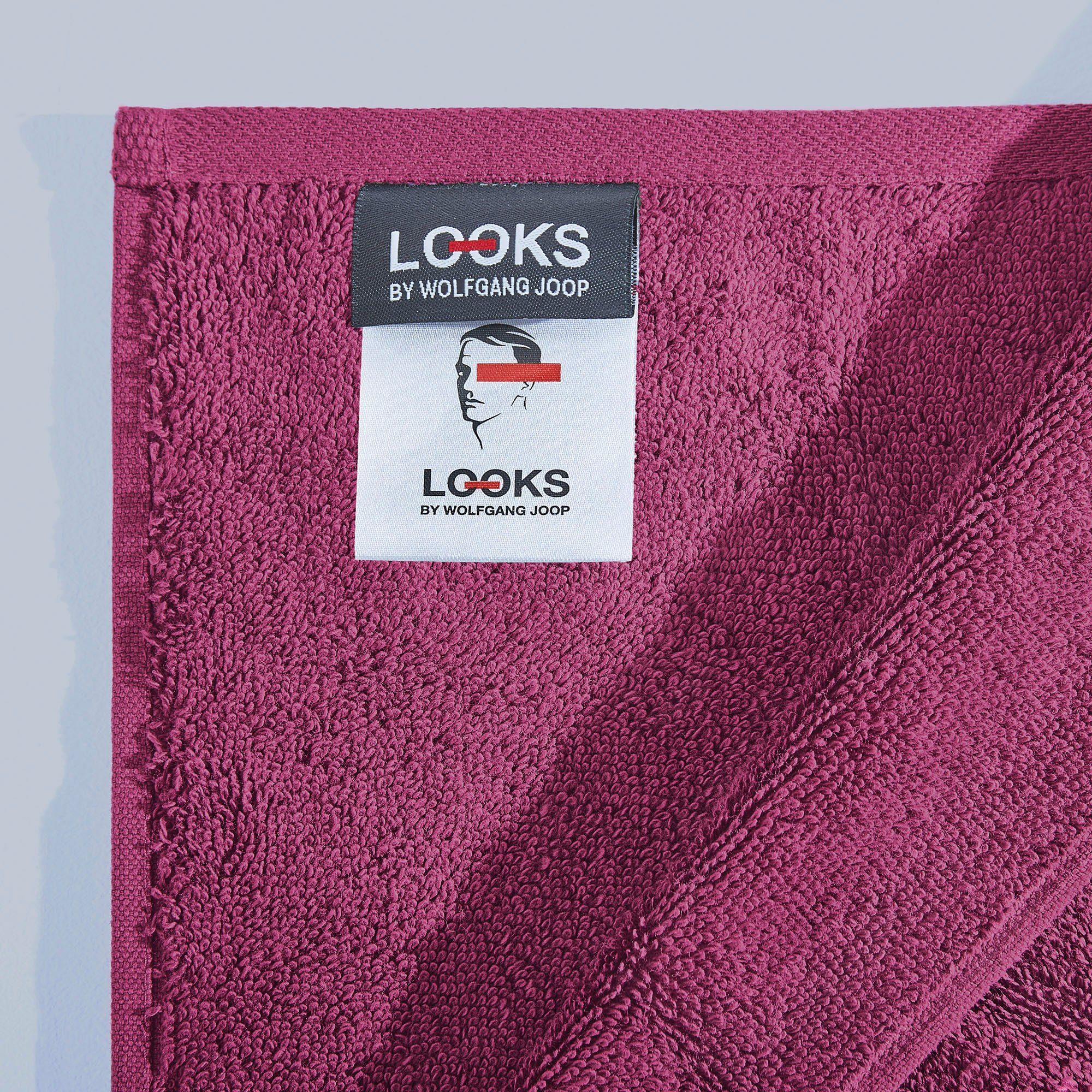 LOOKS by Wolfgang Joop Gästehandtücher LOOKS, Frottier (2-St), mit Logobestickung