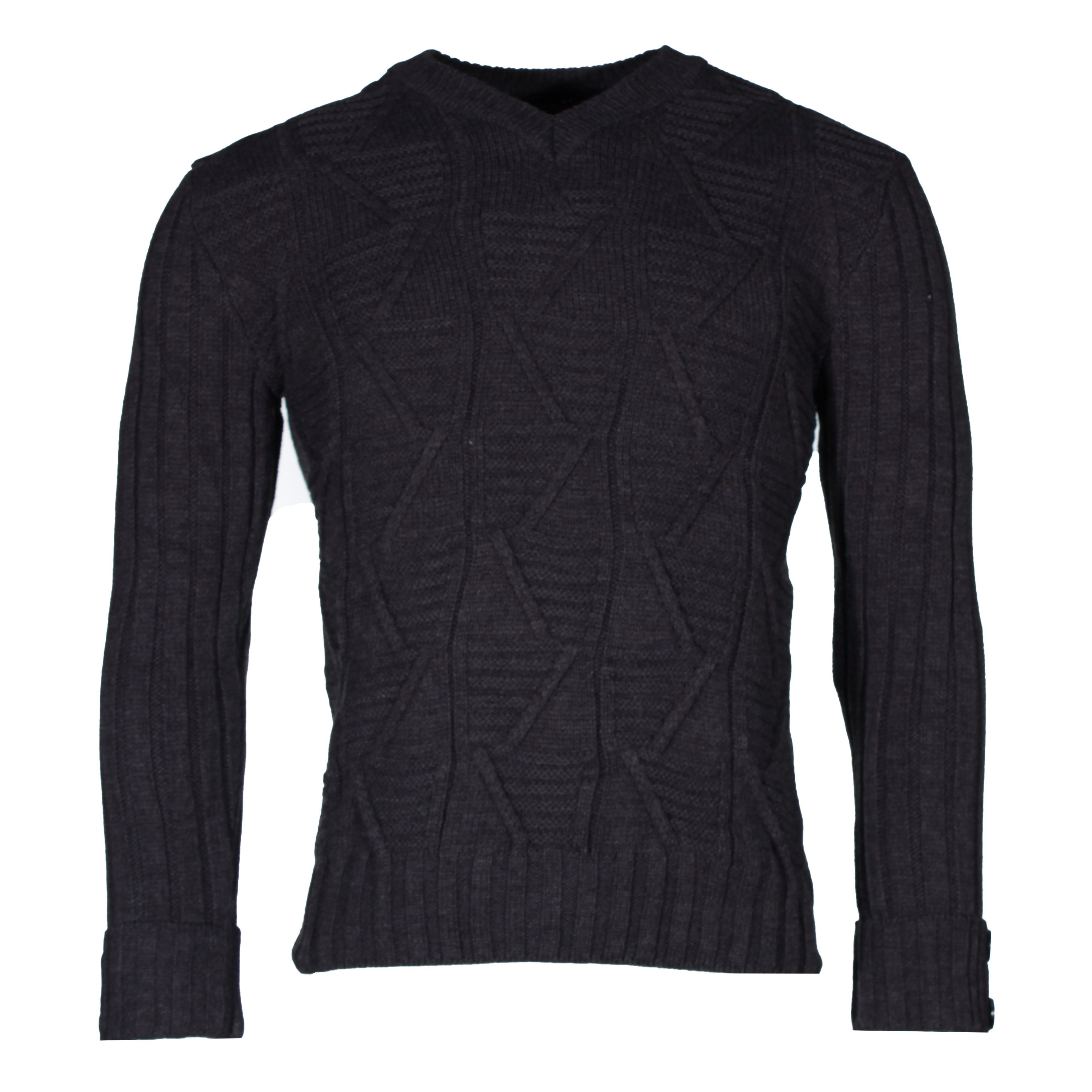 Banco 2-in-1-Pullover Herren Pullover mit Stehkragen abnehmbar Winter Pulli