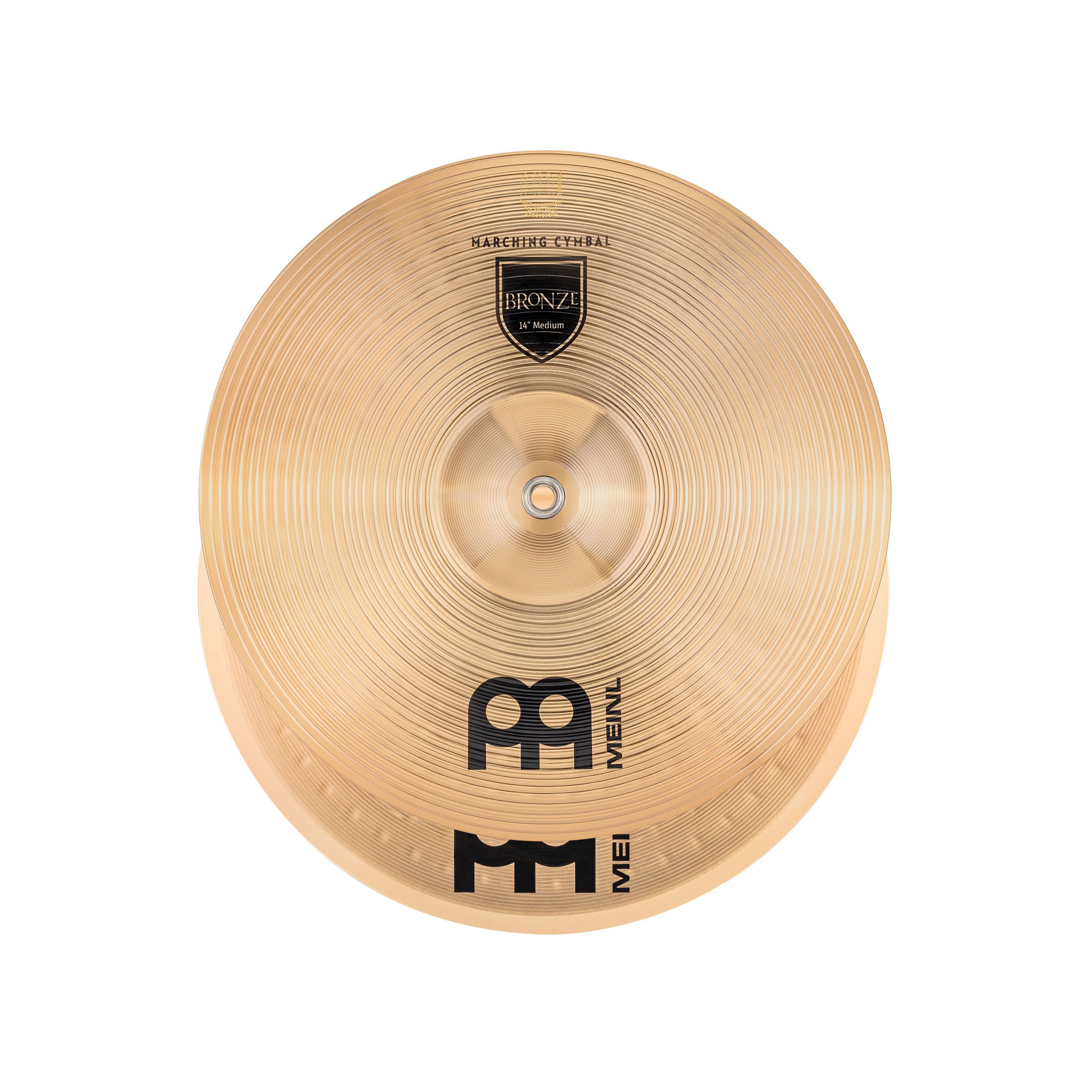 Meinl Percussion Becken, Marching, Becken, MA-BZ-14M Marching Cymbals 14" - Marching-Becken