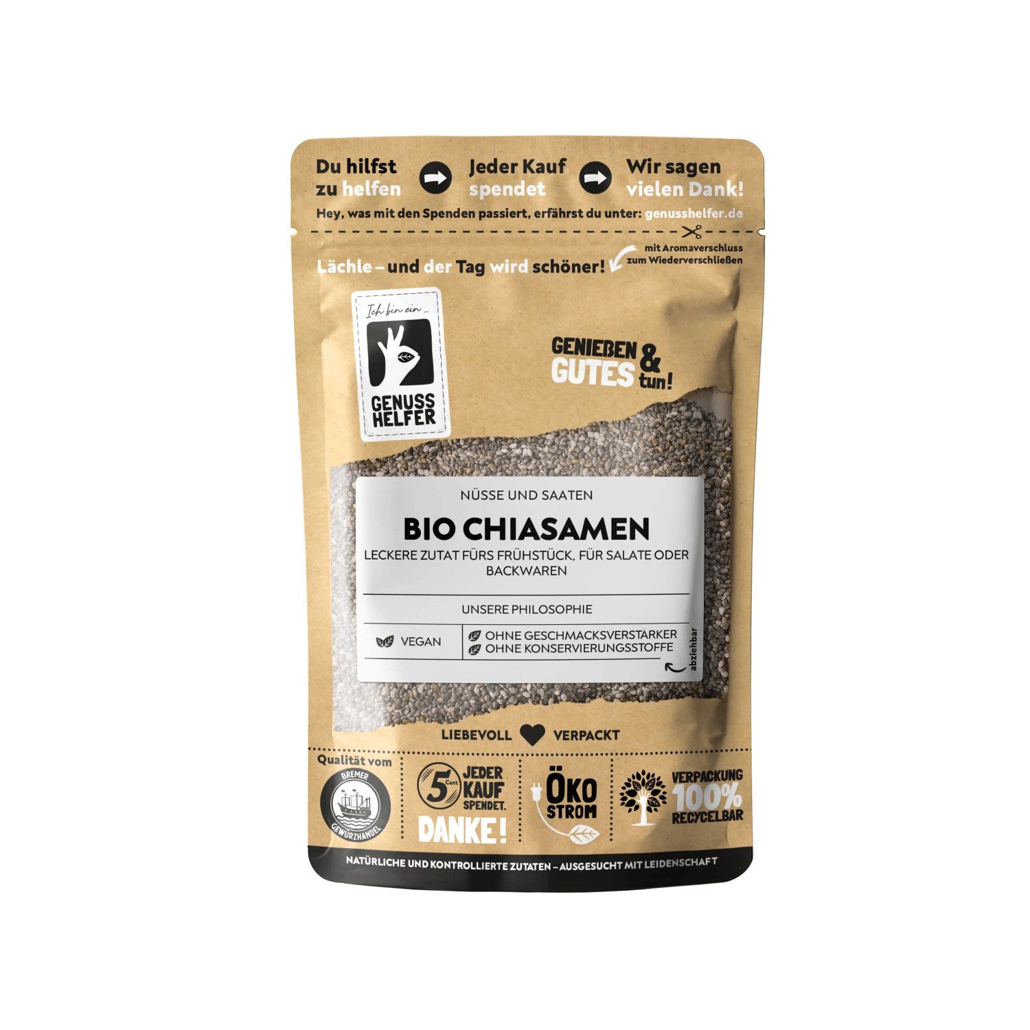 Bremer Gewürzhandel Samen Chia Samen BIO, 250 g