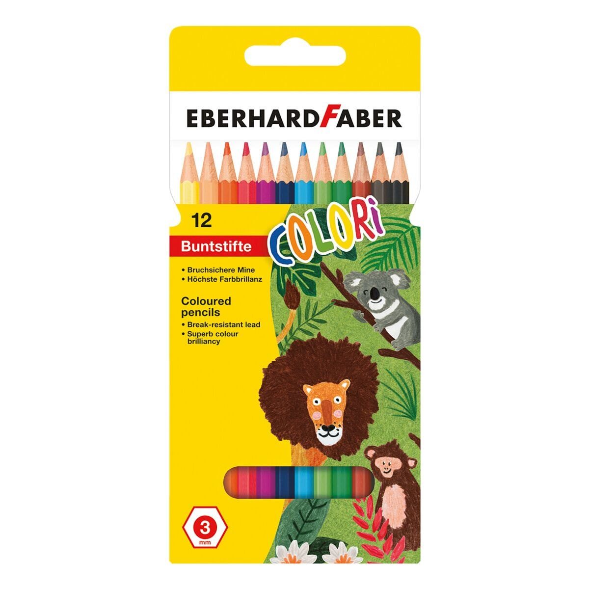 Eberhard Faber Buntstift COLORi, (12-tlg), 12 Farben