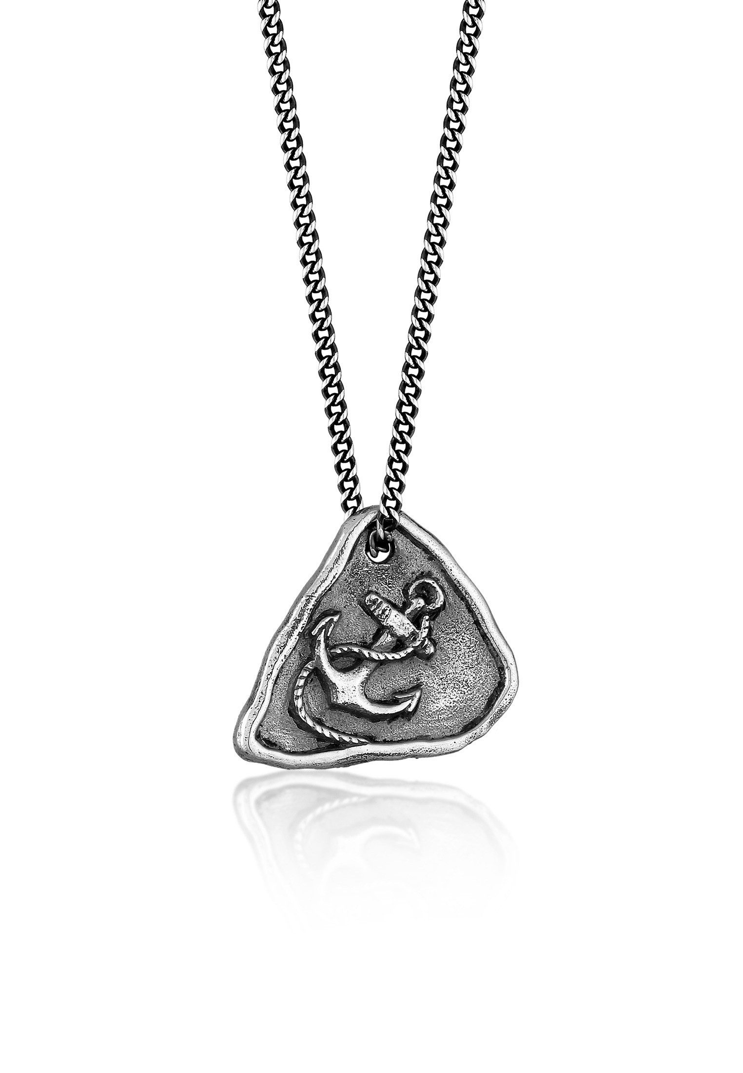 HAZE & GLORY Silberkette Anker Coin günstig online kaufen