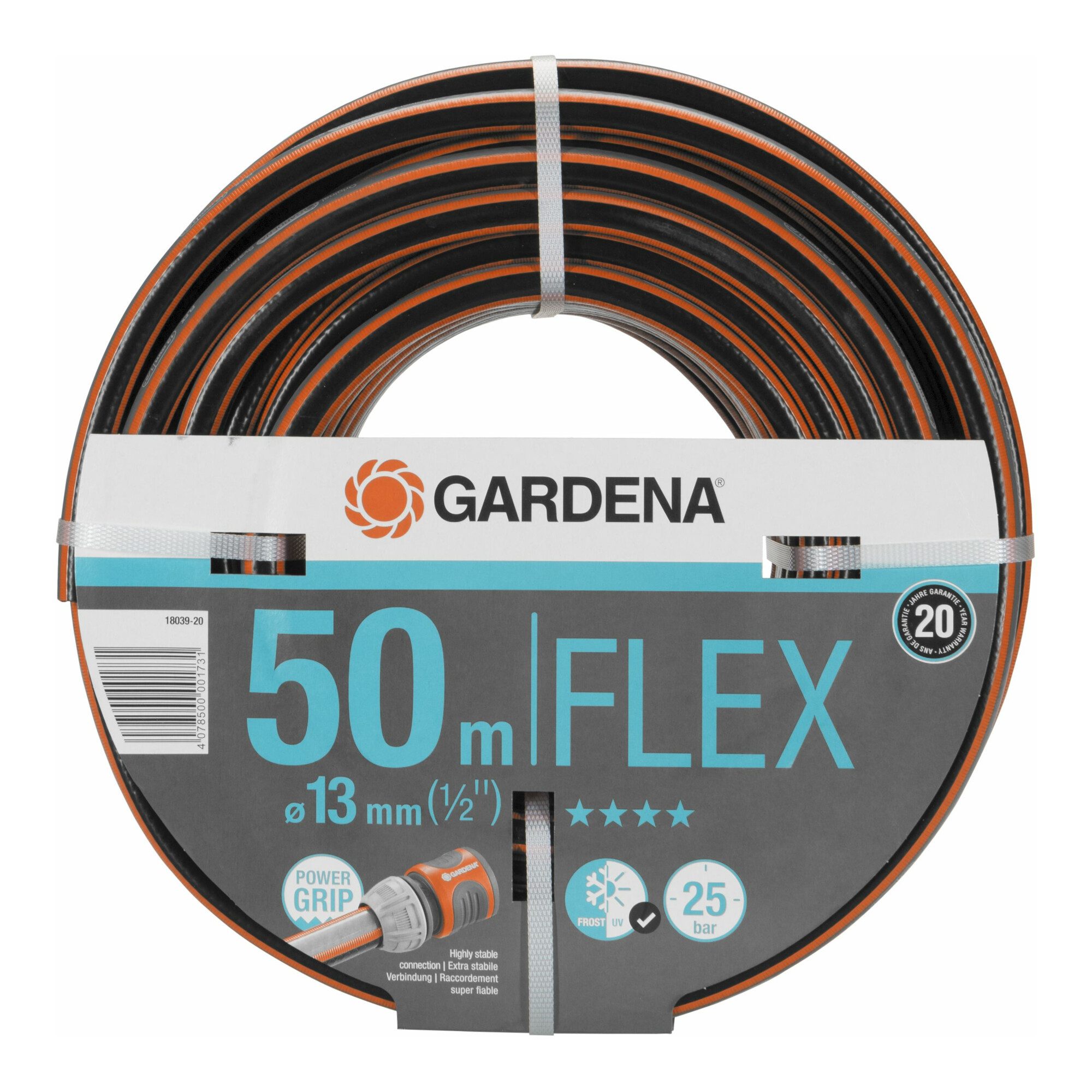 GARDENA Gartenschlauch GARDENA Comfort FLEX Schlauch 9x9 13 mm (1/2), 50 m o. A.