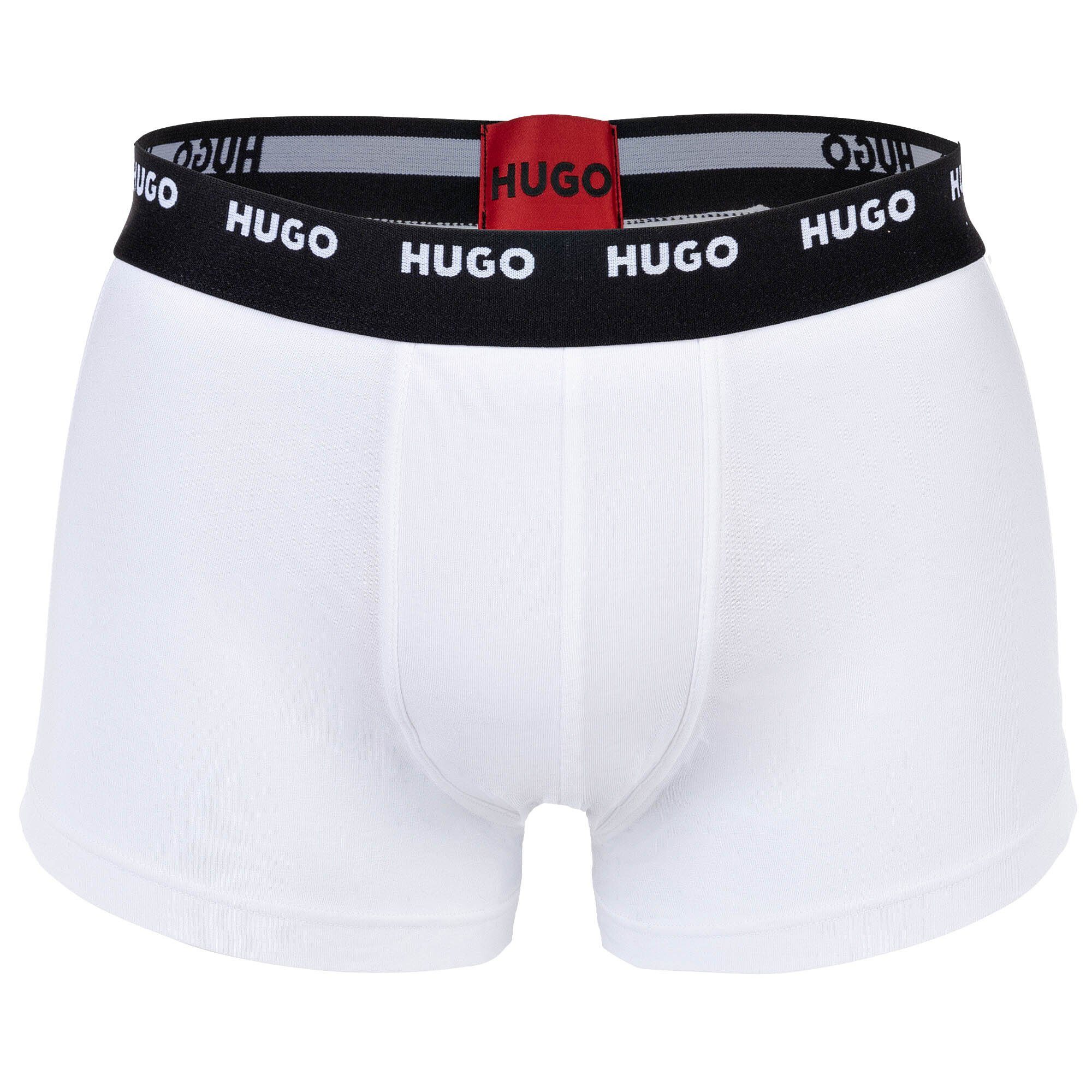 Shorts, 5er Pack Pack Schwarz/Rot/Weiß Herren - Boxer Boxer HUGO Trunks Five