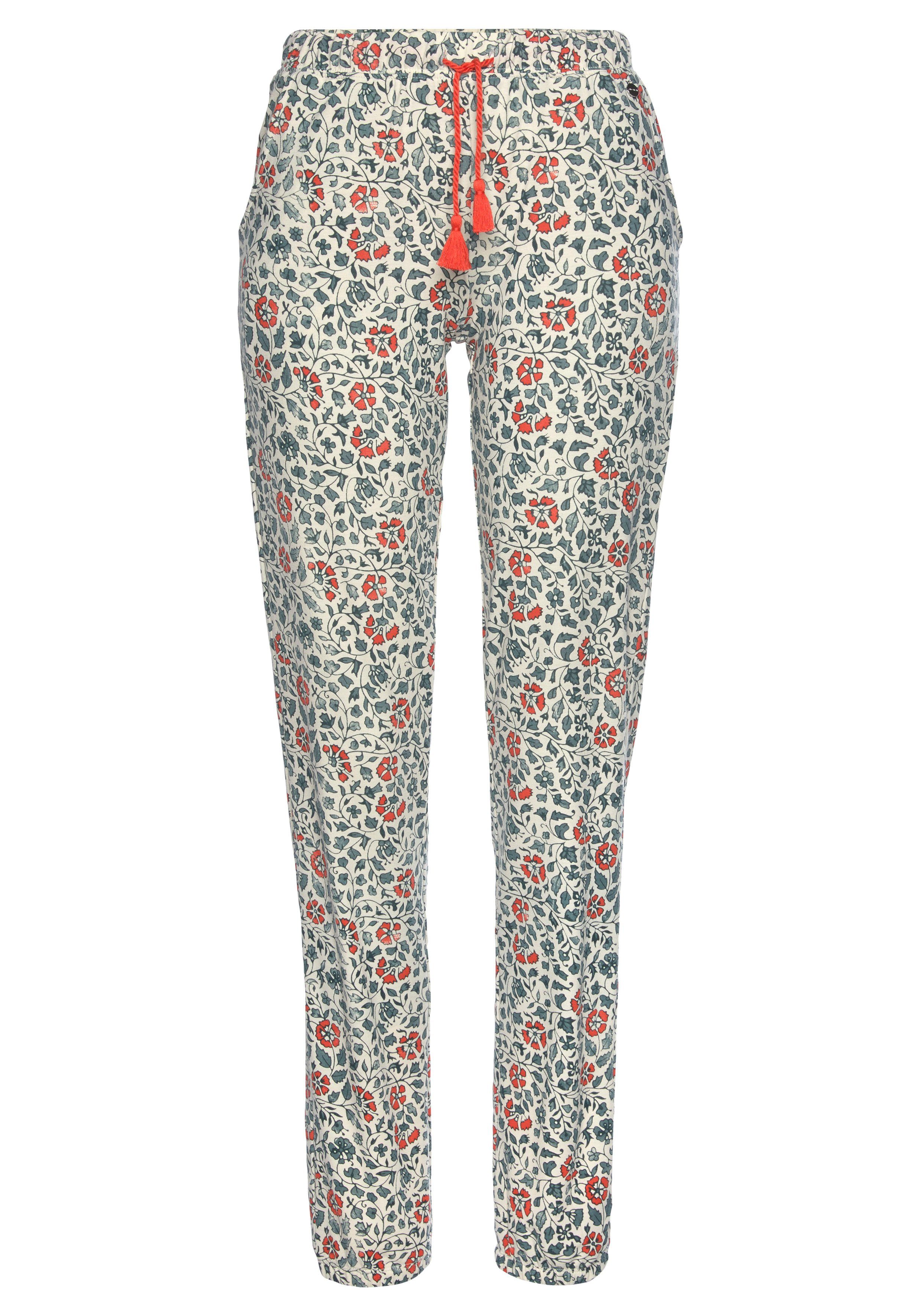 LASCANA Pyjamahose im Blumen Allover-Druck – Bild 2 von 5