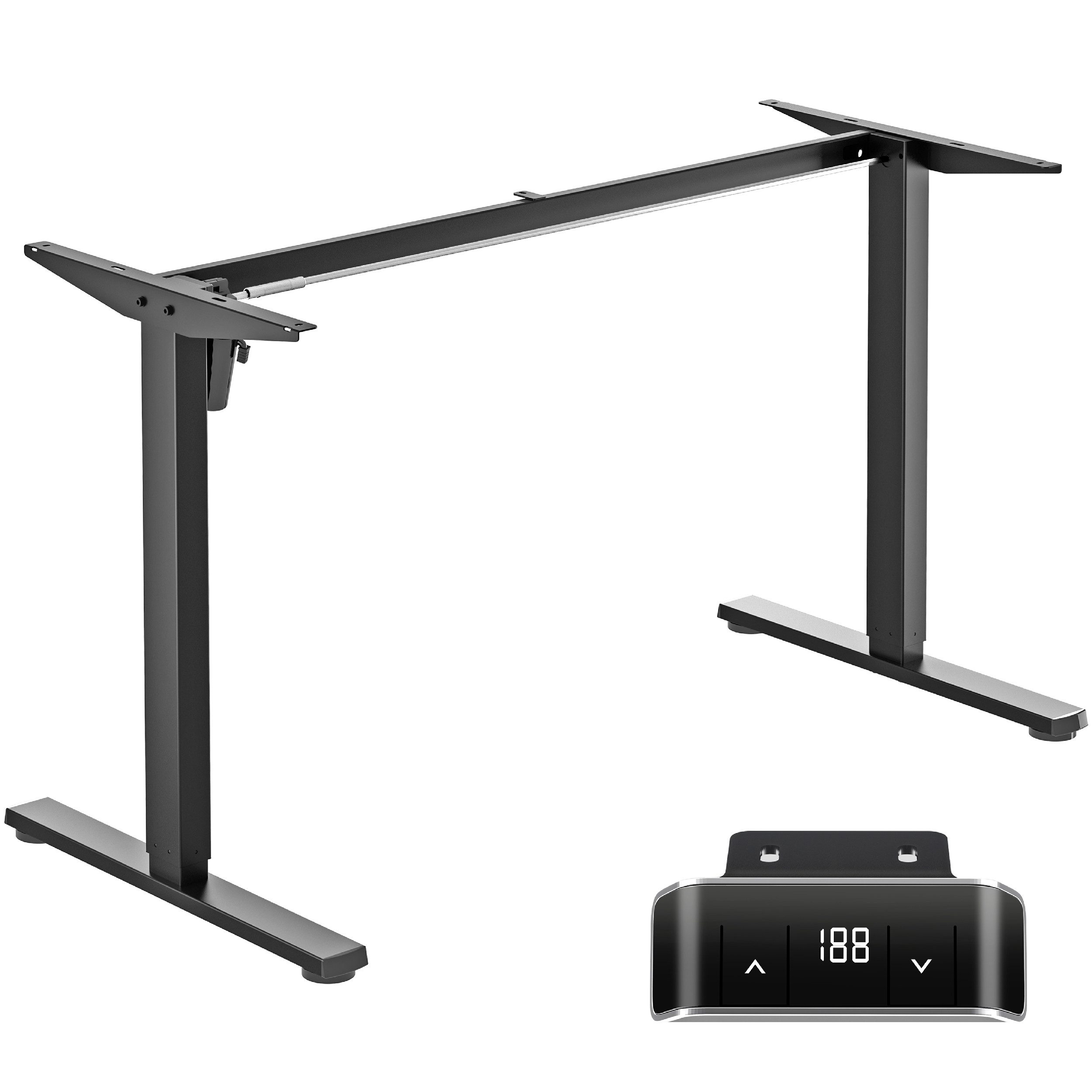 ONKRON Tischgestell ONKRON Automatisiertes mit Motor für 120-170 cm, bis 70 kg, WDF221E-B, automatisiert, mit Motor