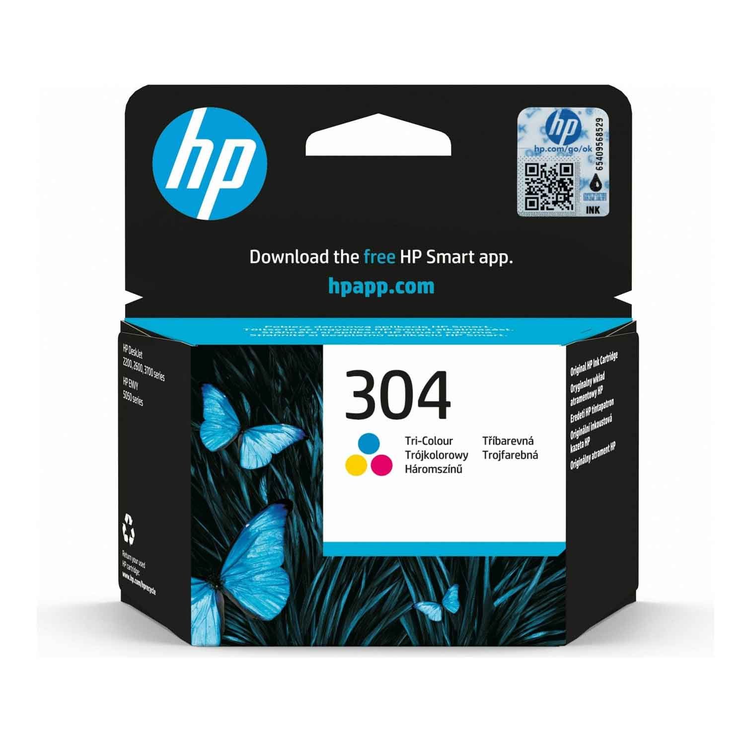 HP 304 Tintenpatronen Multipack 3-farbig Tintenpatrone
