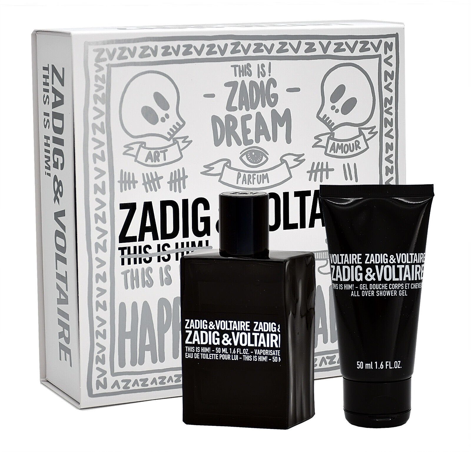 SG THIS ZADIG + 50ML IS VOLTAIRE & 50ML ZADIG Duft-Set & EDT HIM VOLTAIRE